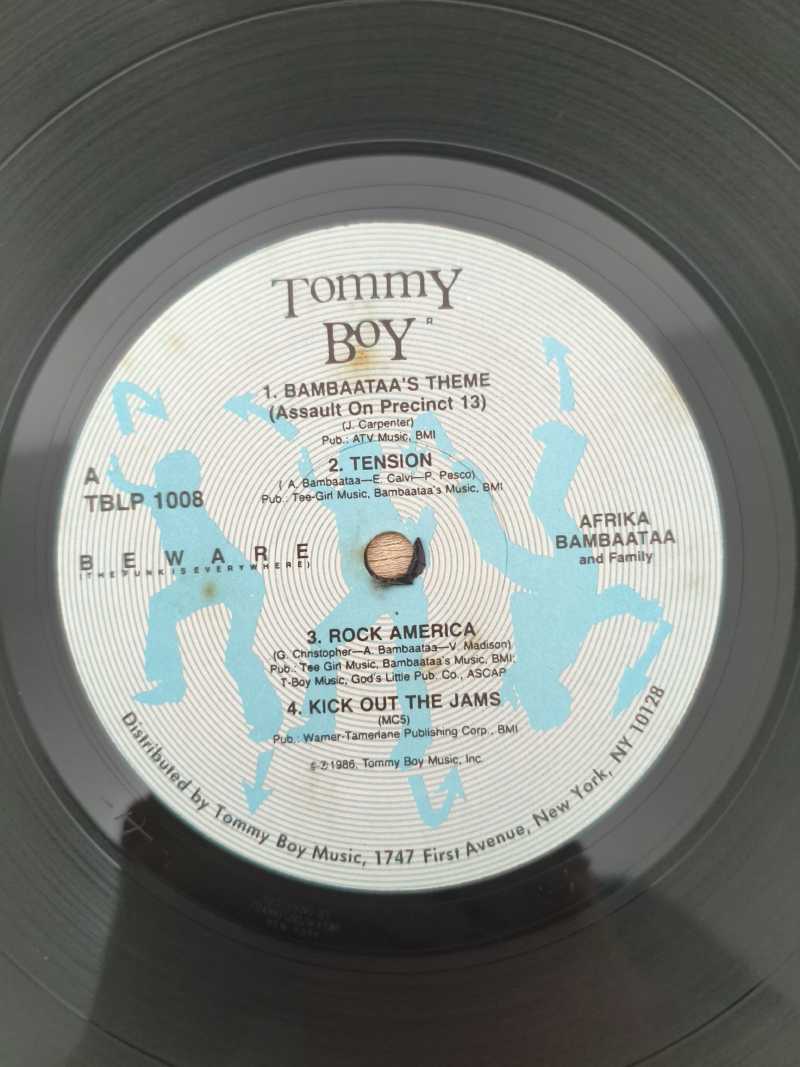 Lp Vinil Afrika Bambaataa Beware Funk Everywhere Importado
