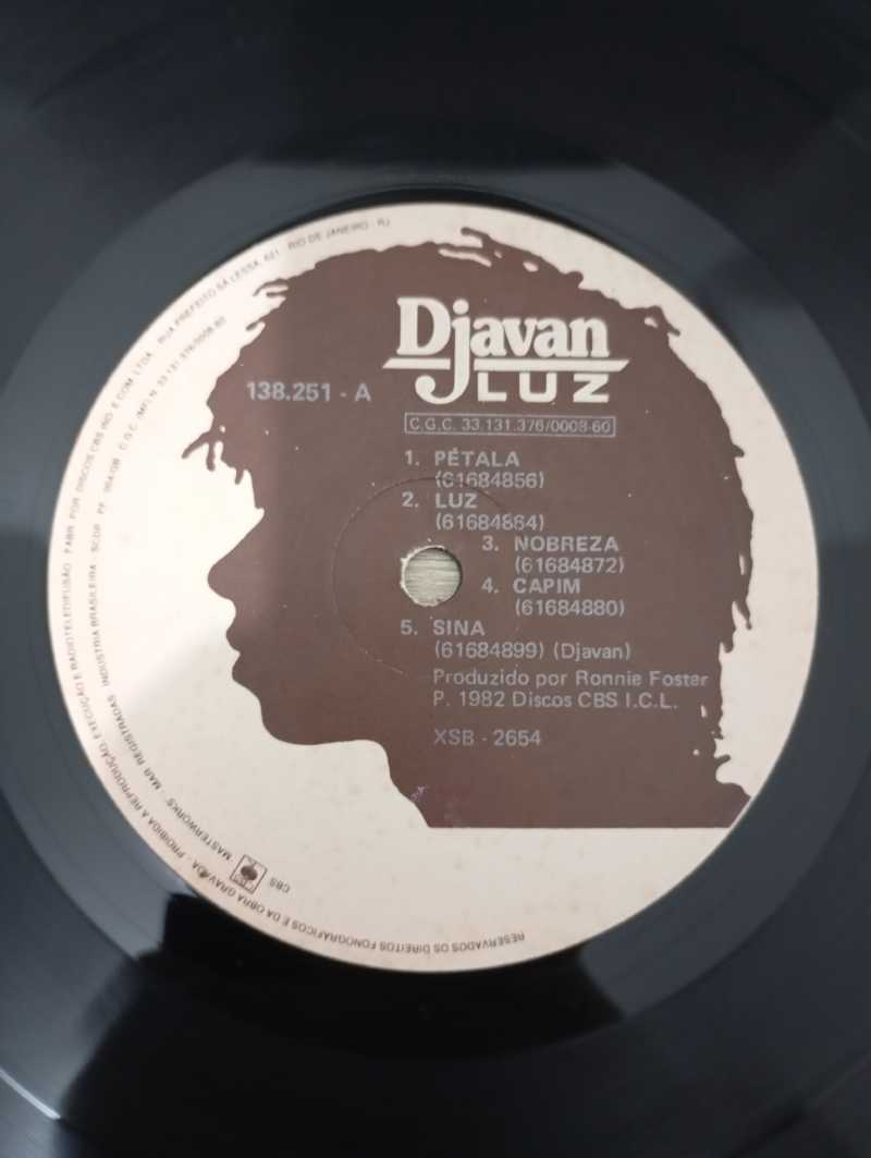 Lp Vinil Djavan Luz