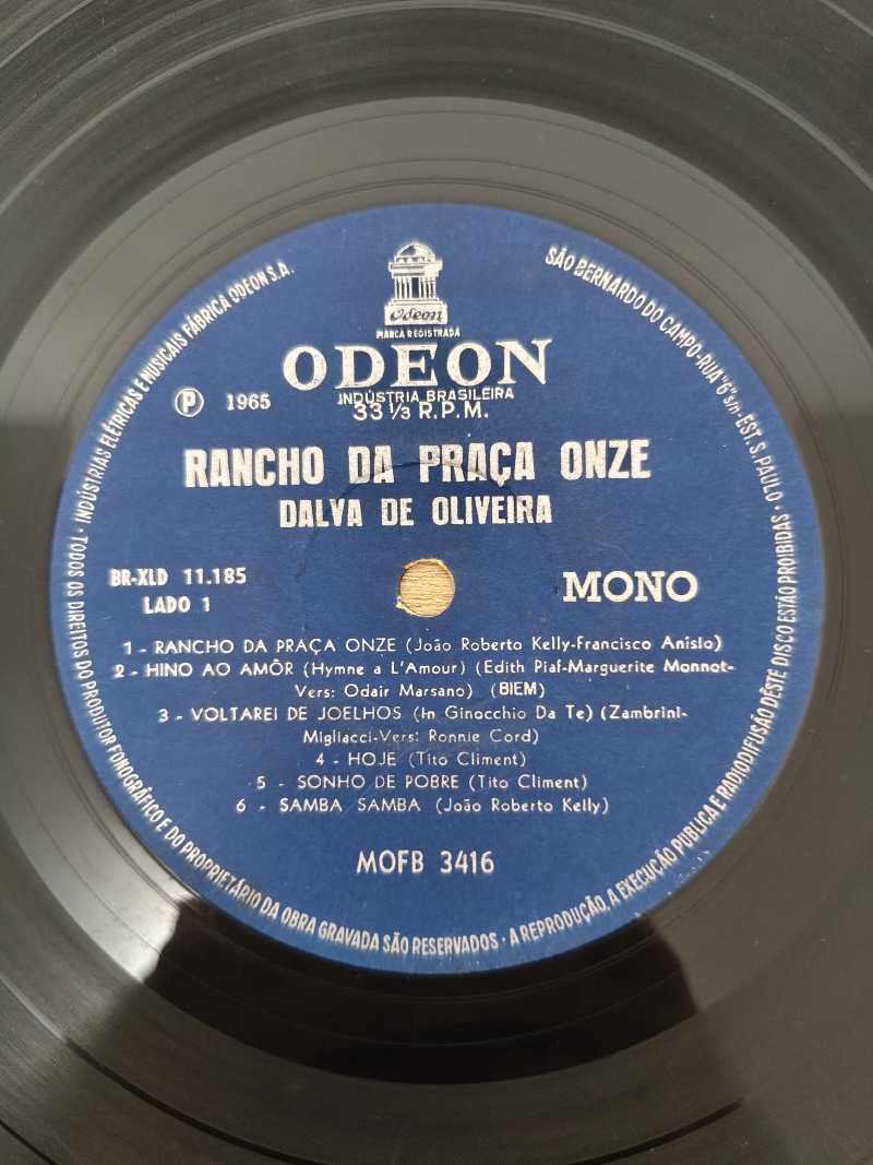 Lp Vinil Dalva De Oliveira Rancho Da Praça Onze