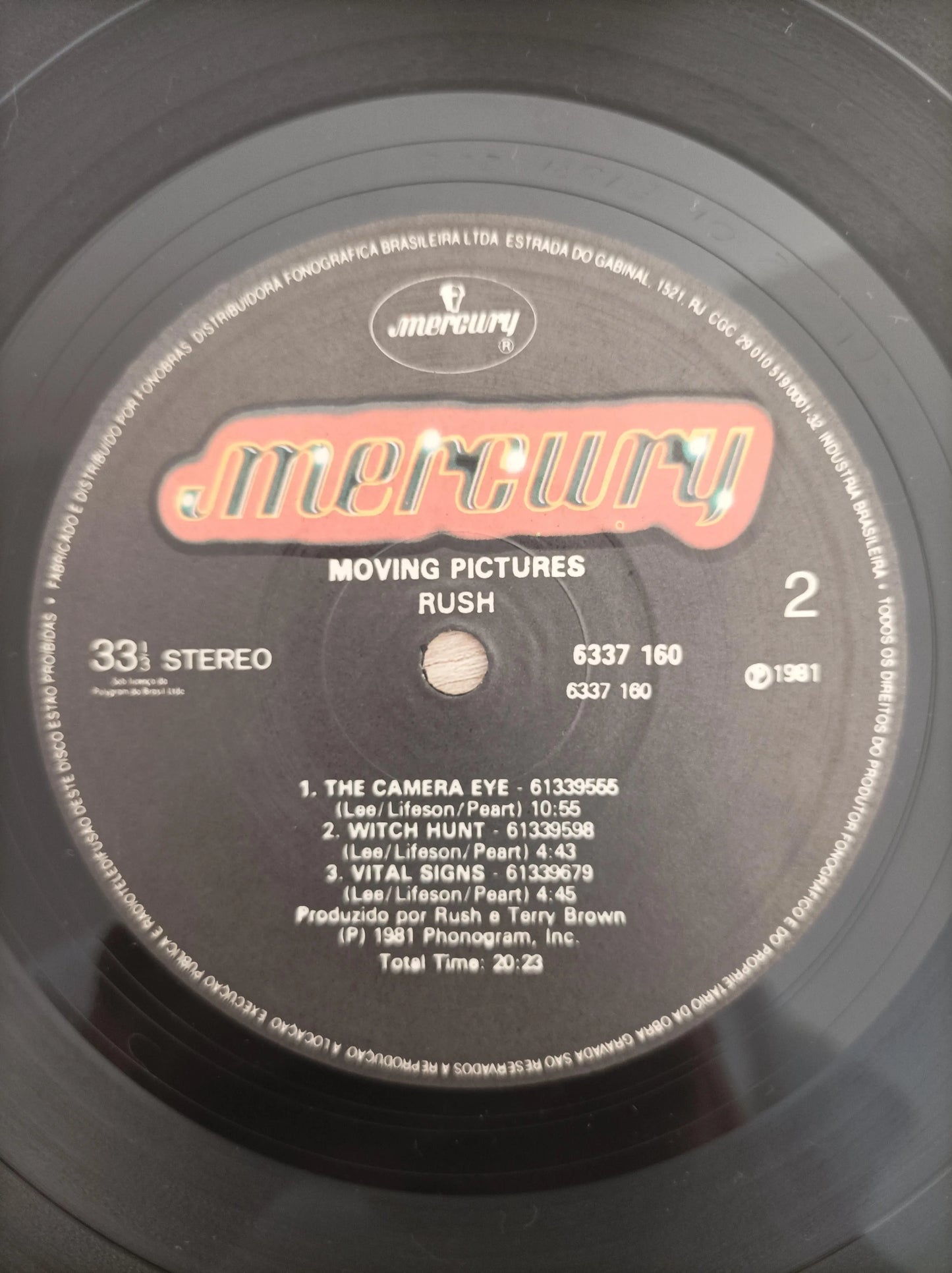 Lp Vinil Rush Moving Pictures