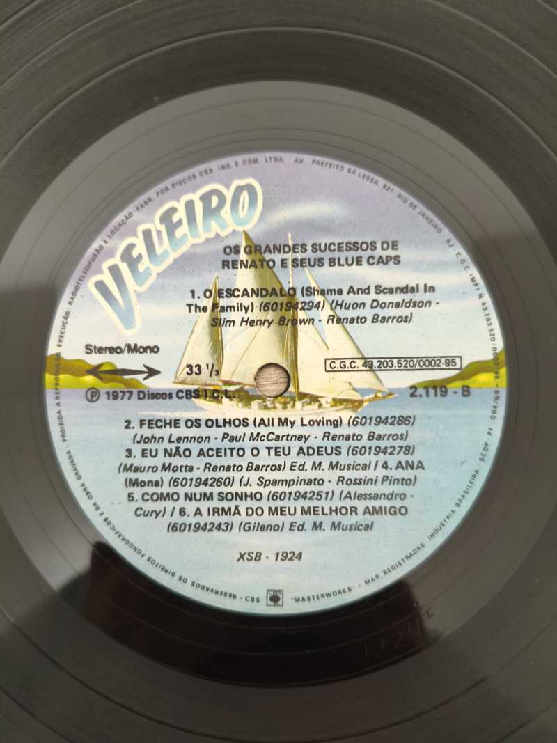 Lp Vinil Renato E Seus Blue Caps Os Grandes Sucessos de