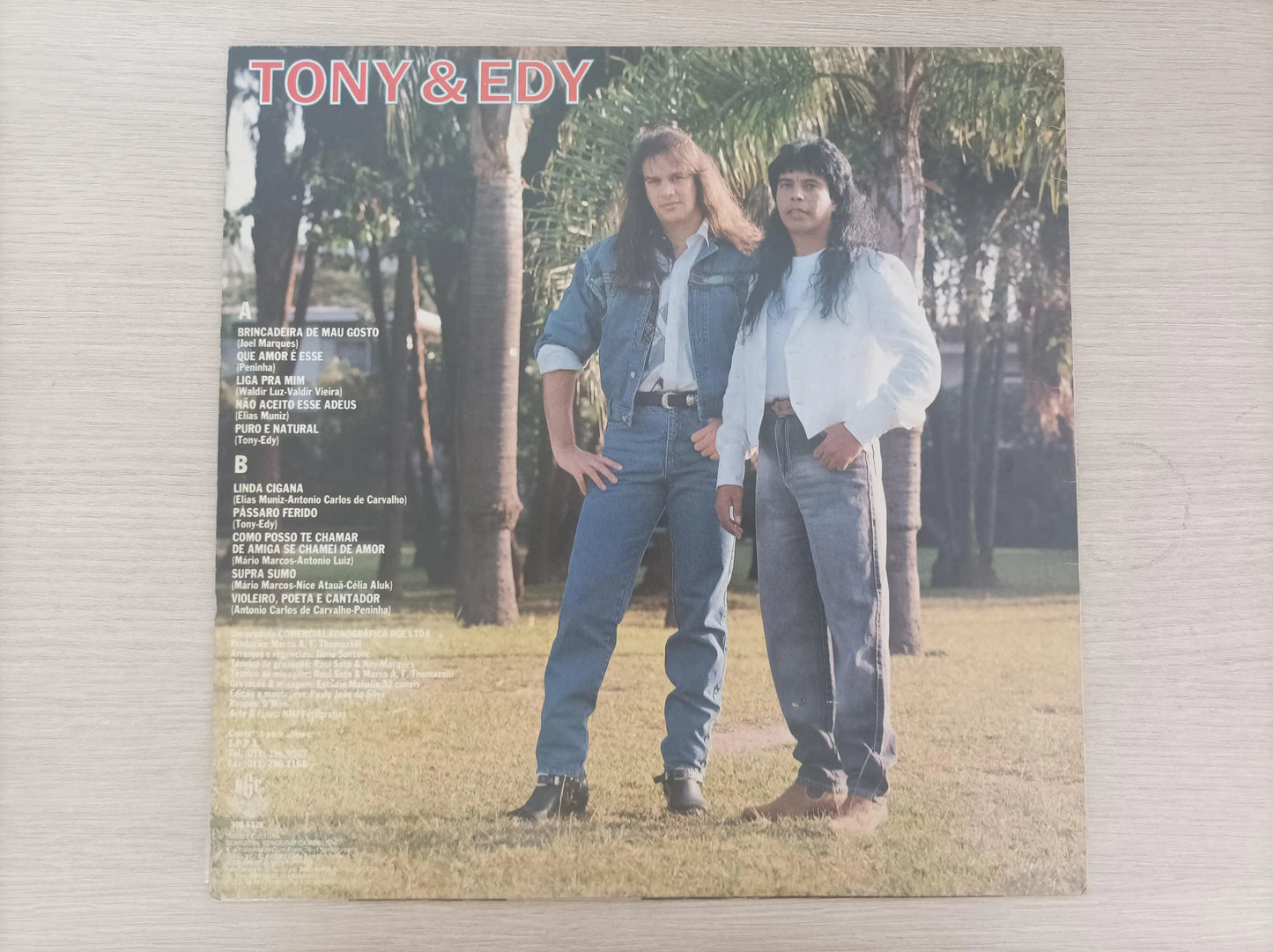 Lp Vinil Tony e Edy
