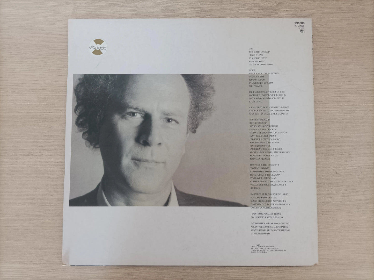 Lp Vinil Art Garfunkel Lefty Com Encarte