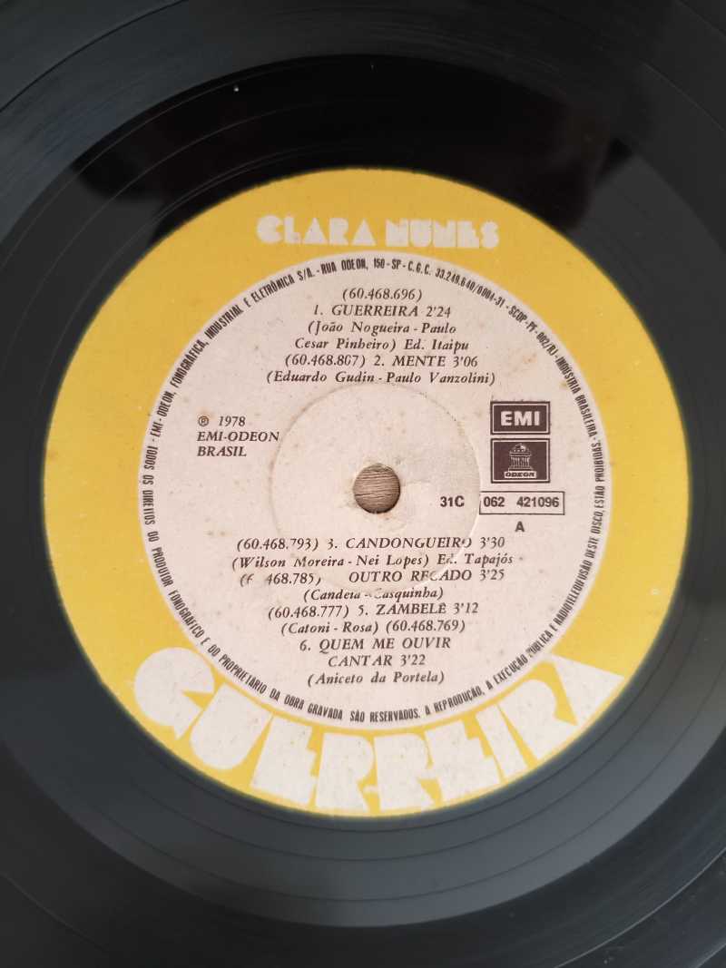 Lp Vinil Clara Nunes Guerreira