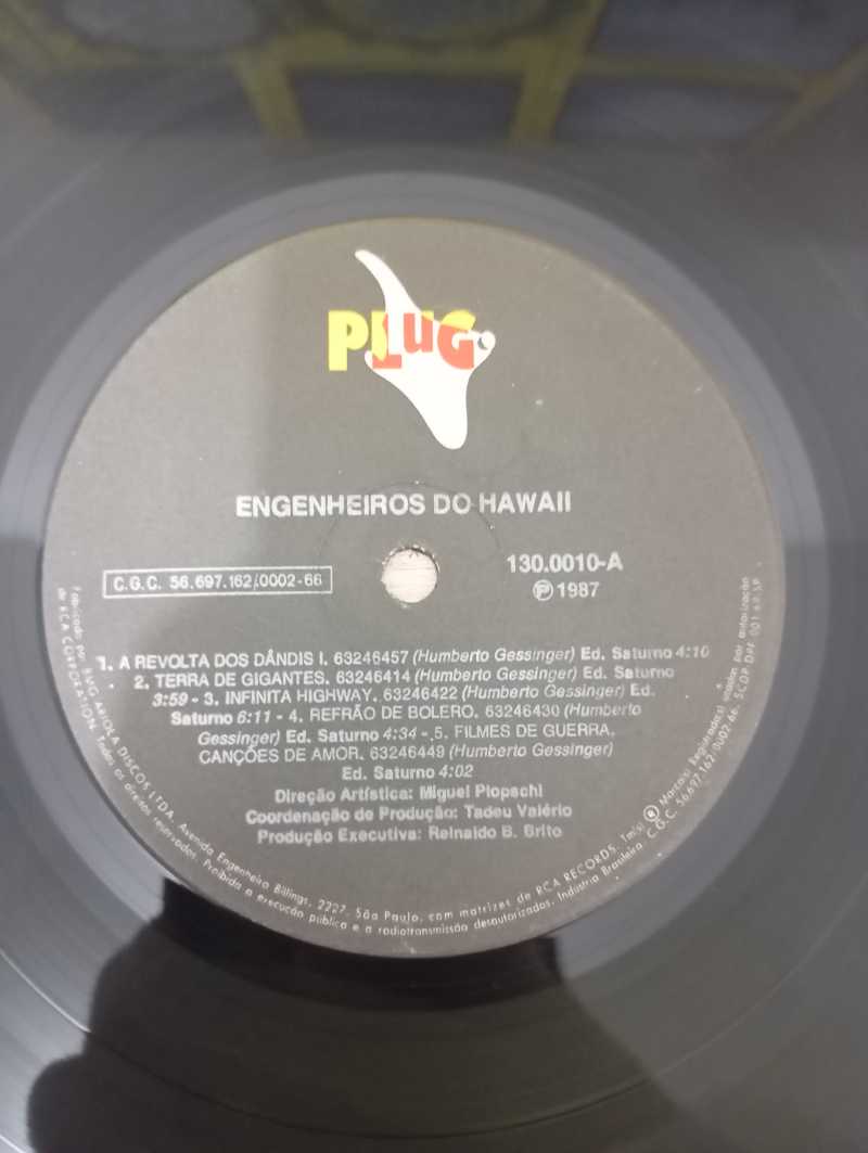 Lp Vinil Engenheiros Do Hawaii A Revolta Dos Dândis