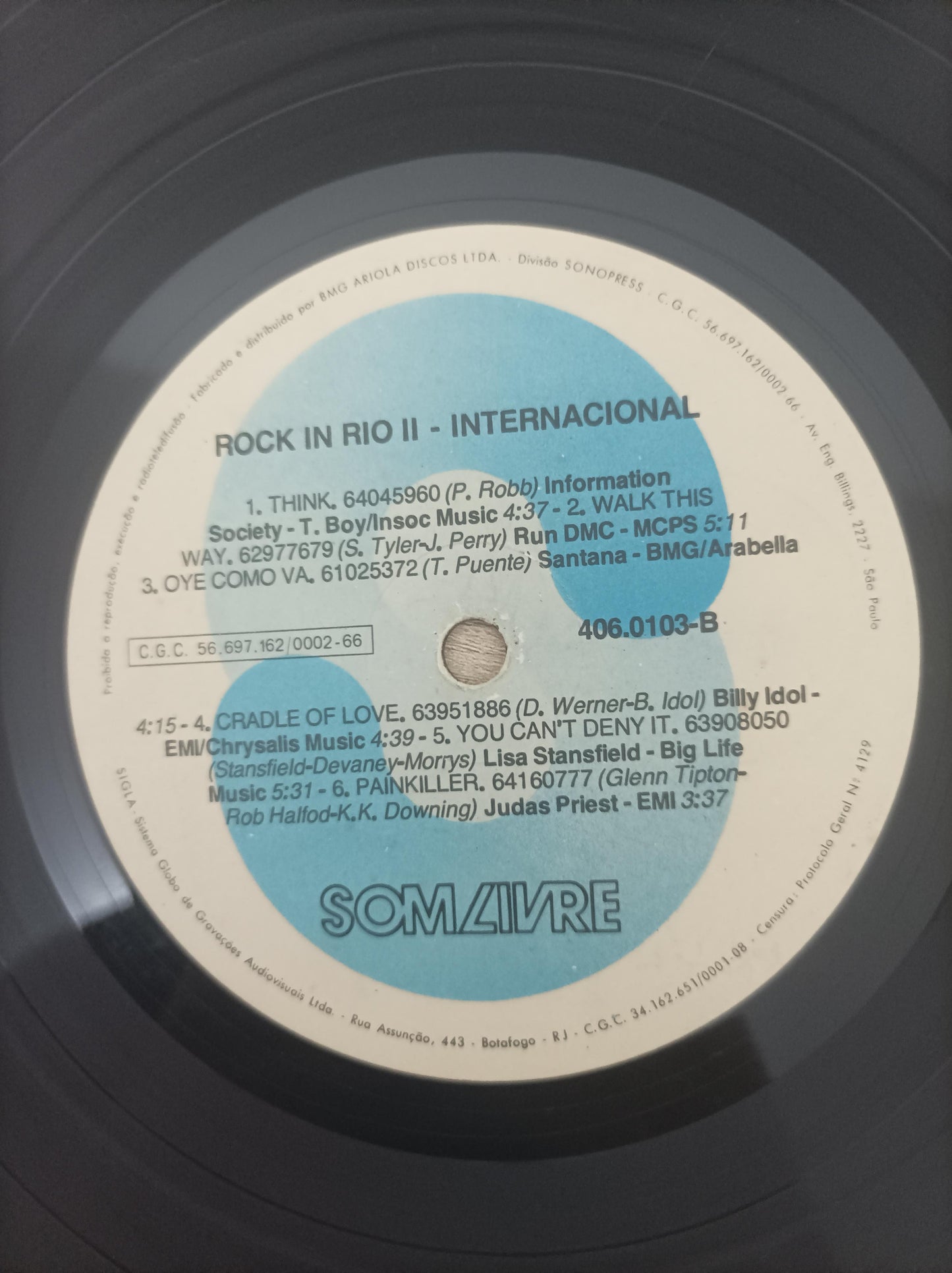 Lp Vinil Rock in Rio II Internacional