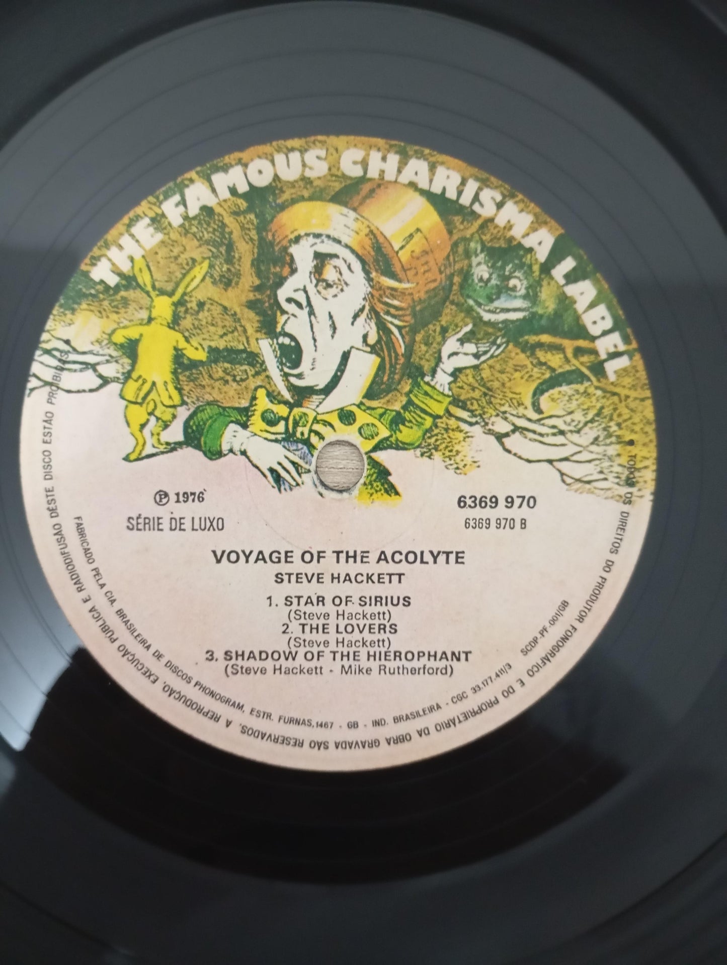 Disco Vinil Voyage Of The Acolyte Steve Hackett Capa Dupla A