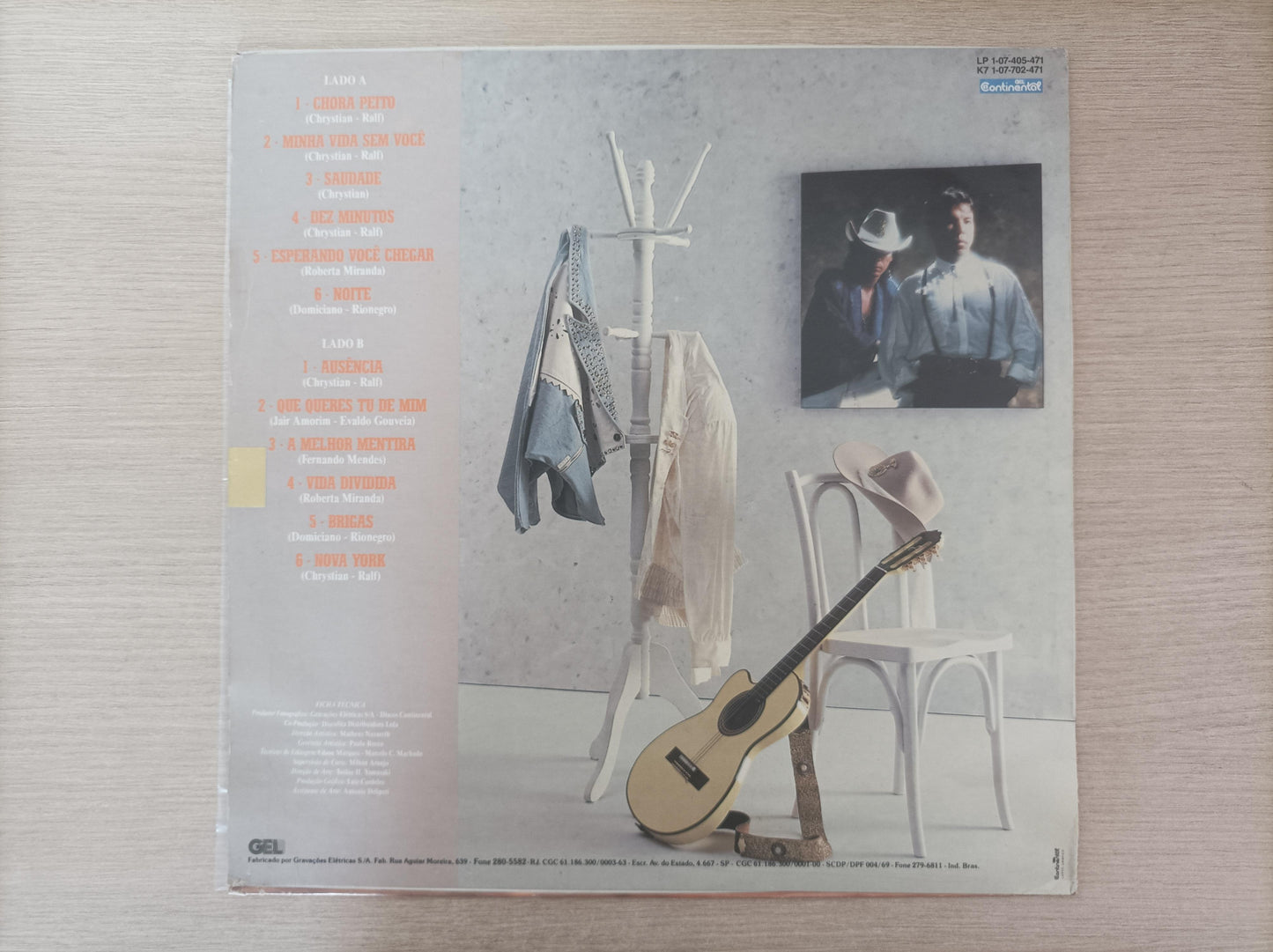 Lp Vinil Chrystian & Ralf As Melhores De Chrystian E Ralf