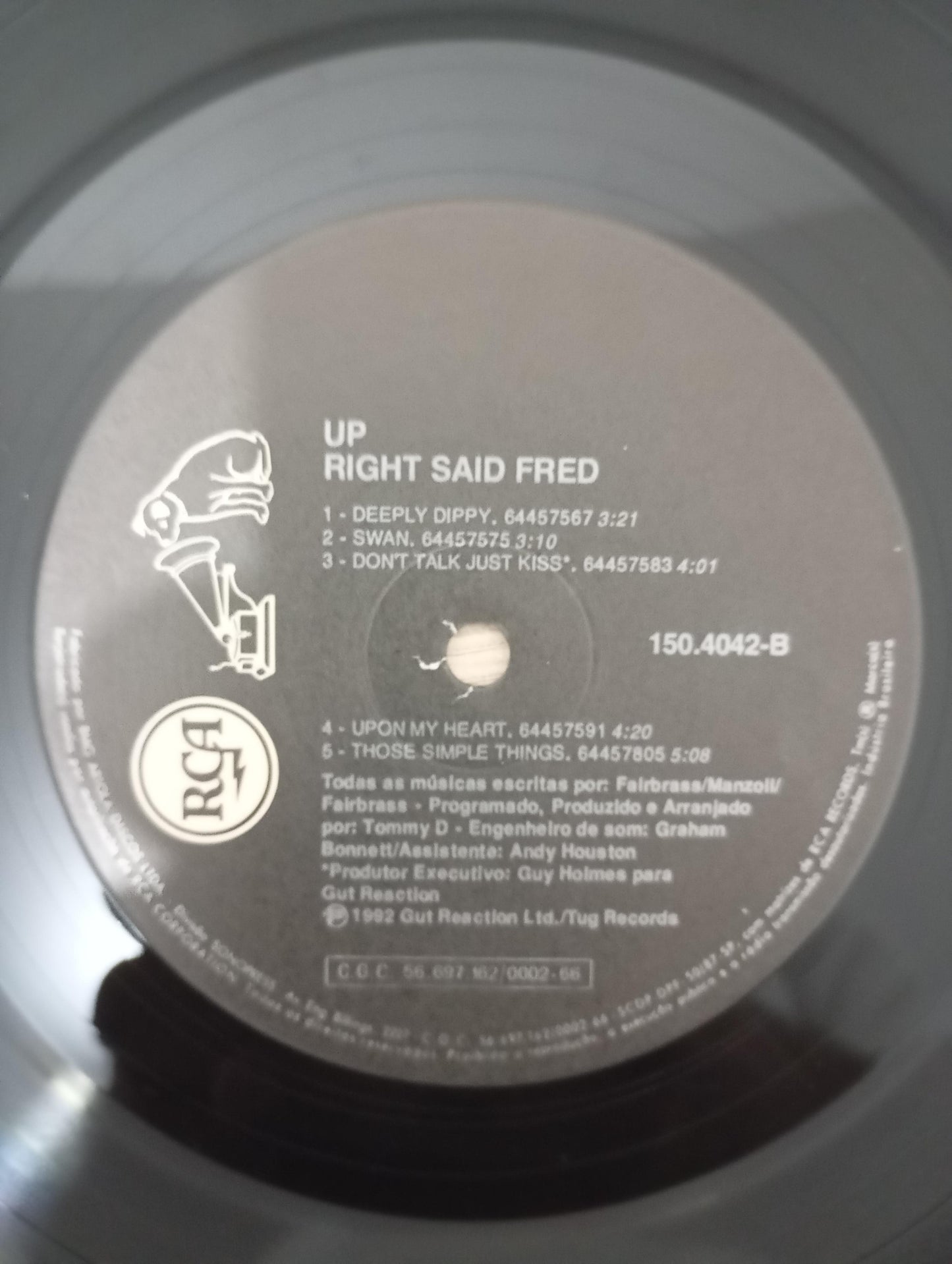 Lp Vinil Right Said Fred Up Com Encarte