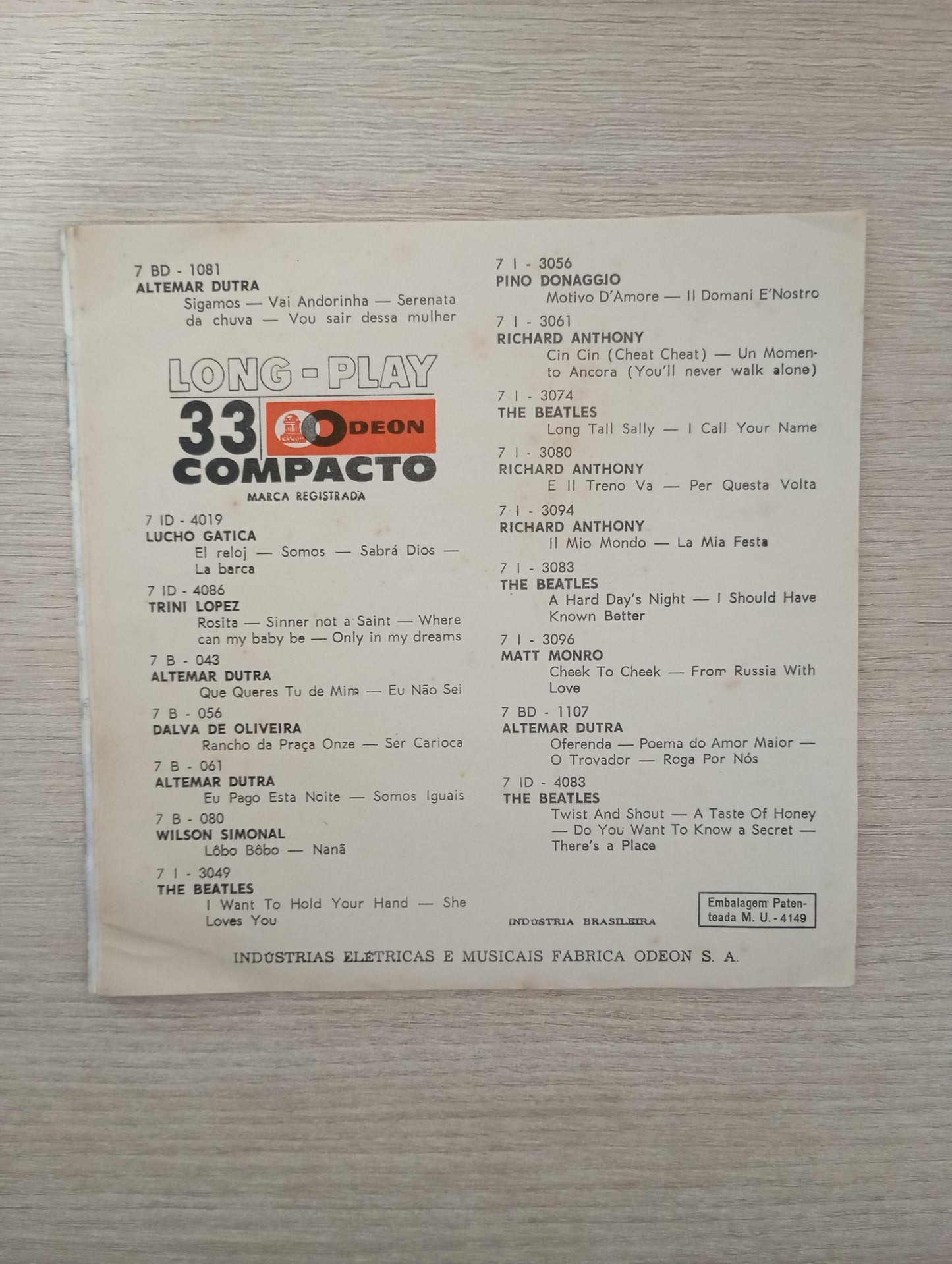 Vinil Compacto The Beatles Ticket To Ride / This Boy