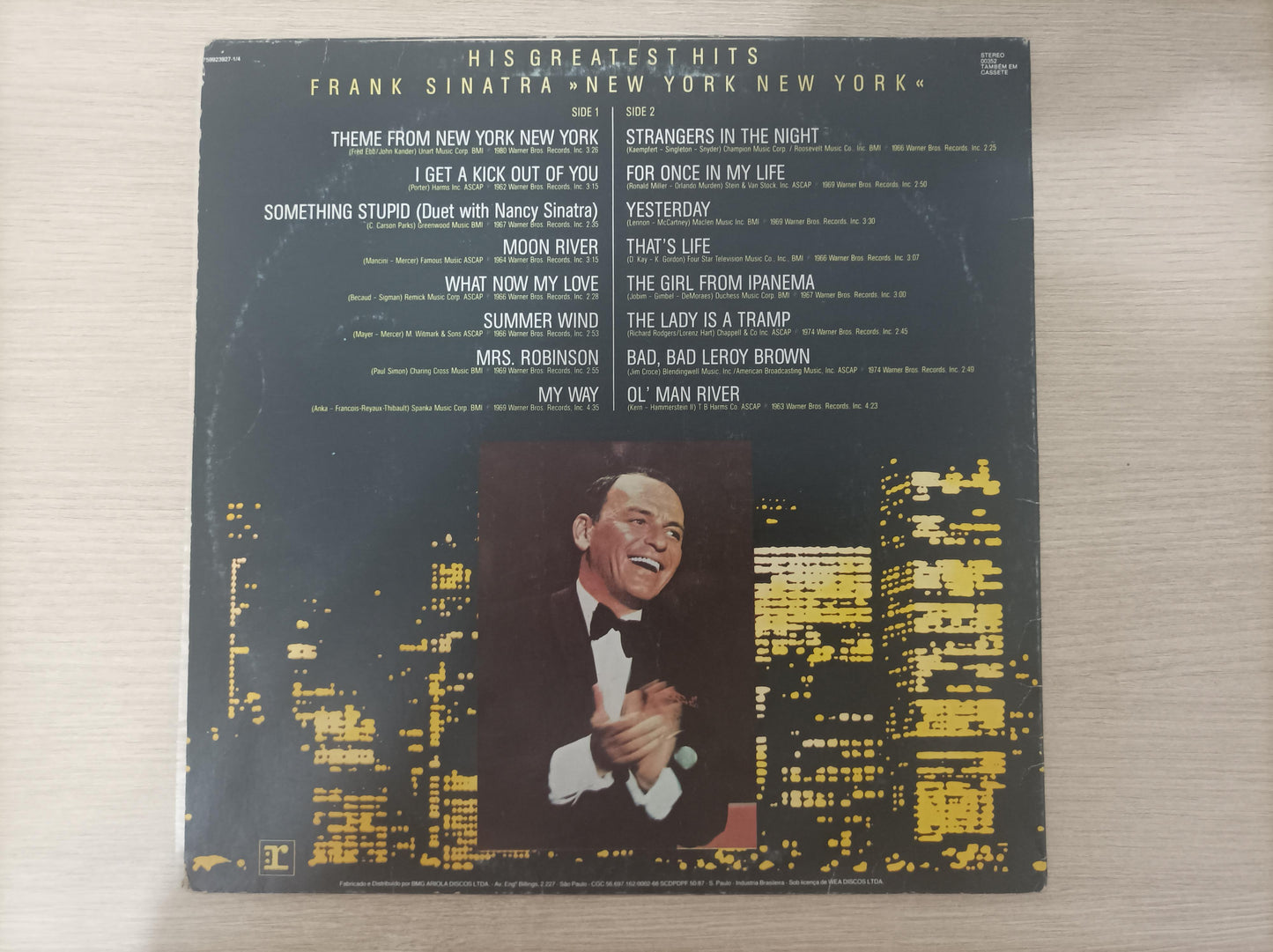 Lp Vinil Frank Sinatra New York New York: His Greatest Hits