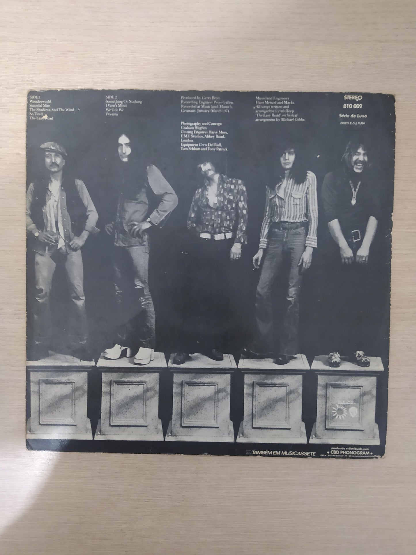 Lp Vinil Uriah Heep Wonderworld Com Encarte
