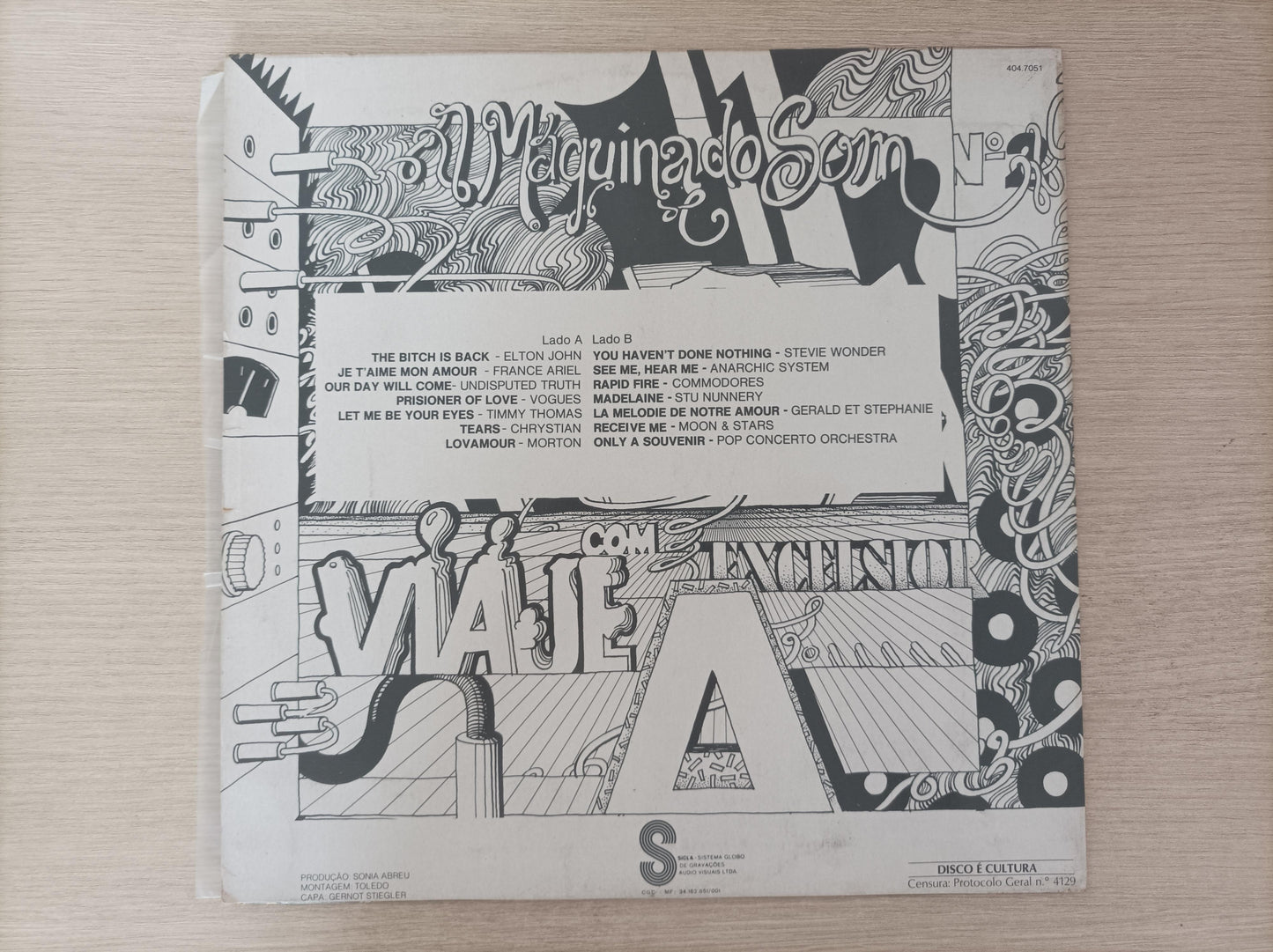 Disco Vinil Viaje com a Excelsior Vol. 2 A Máquina do Som A