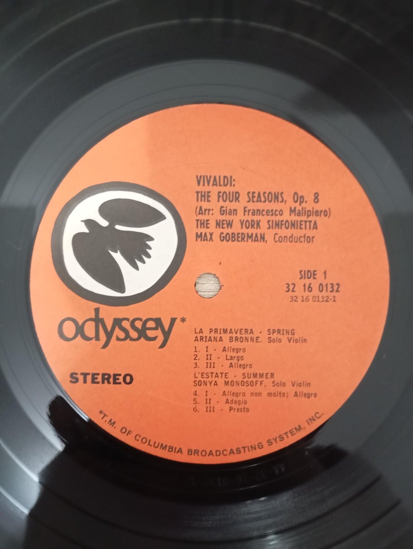 Lp Vinil Antonio Vivaldi The Four Seasons, Op. 8 Importado