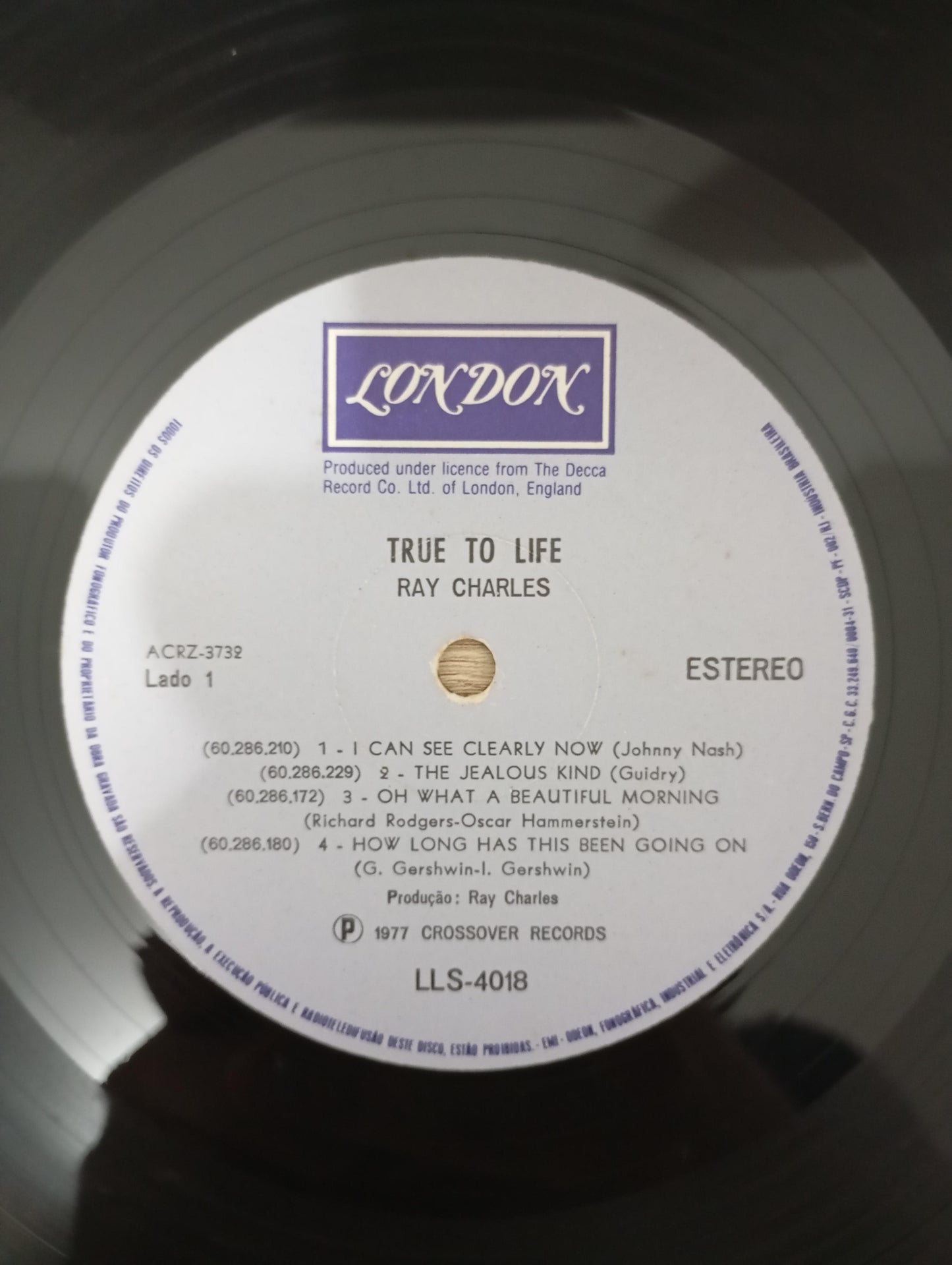 Lp Vinil Ray Charles True To Life