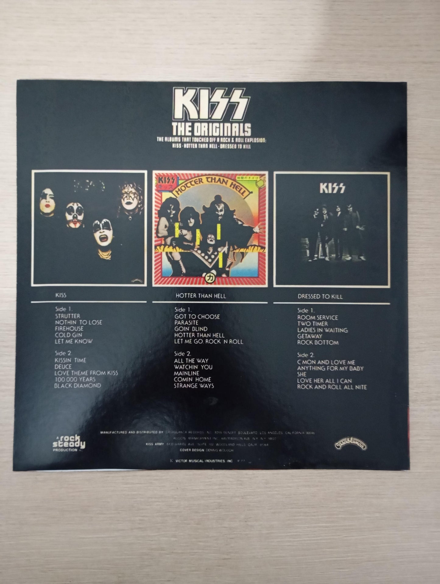 Lp Vinil Kiss The Originals Triplo Importado