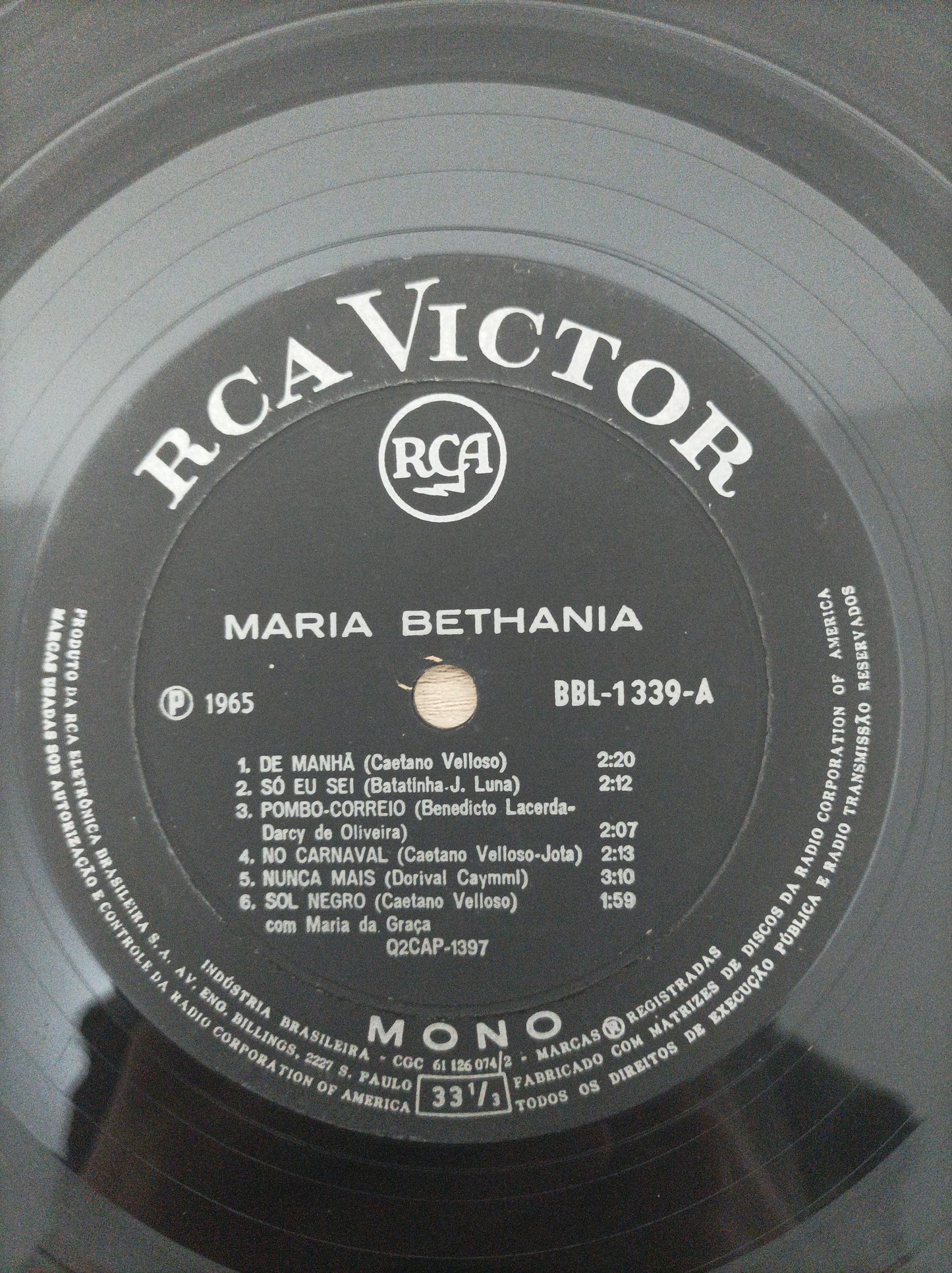 Lp Vinil Maria Bethânia 1965