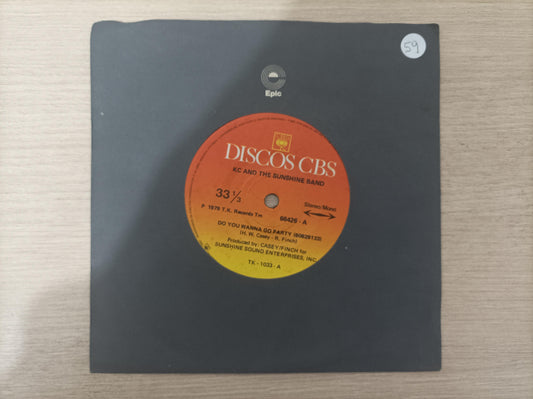 Vinil Compacto KC & The Sunshine Band Do You Wanna Go Party