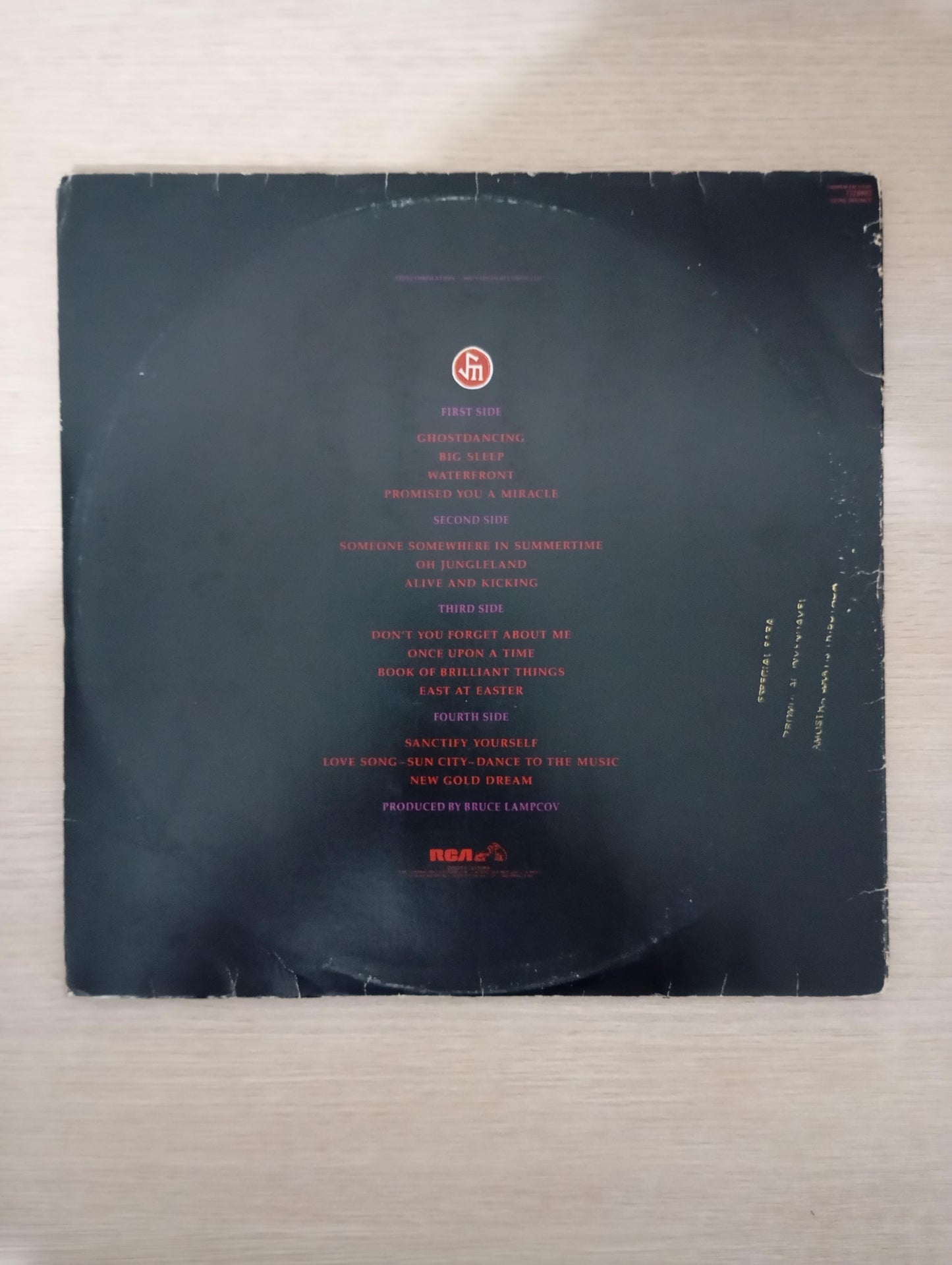 Lp Vinil Simple Minds Live In The City Of Light Duplo
