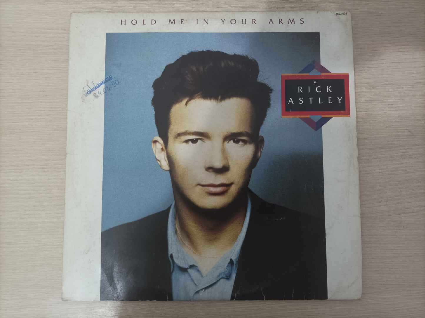 Lp Vinil Rick Astley Hold Me In Your Arms Com Encarte