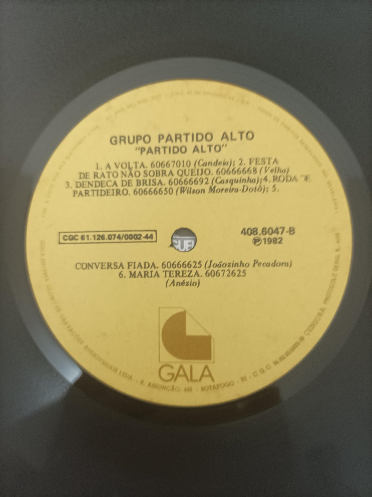 Lp Vinil Partido Alto Gala Super