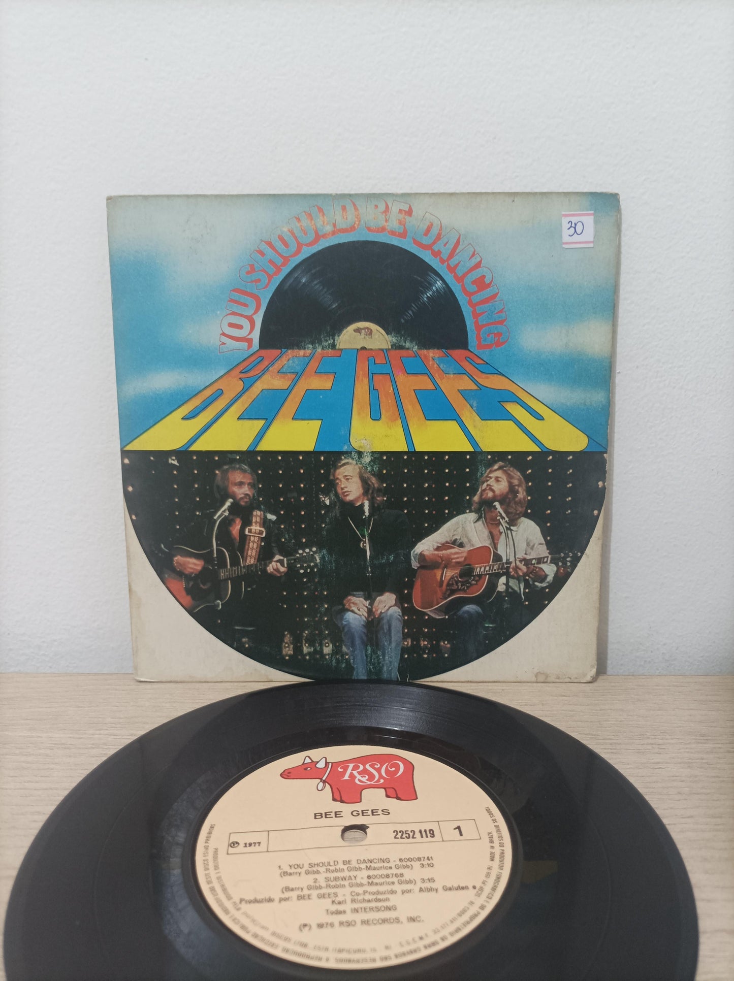 Compacto Vinil Bee Gees You Should Be Dancing