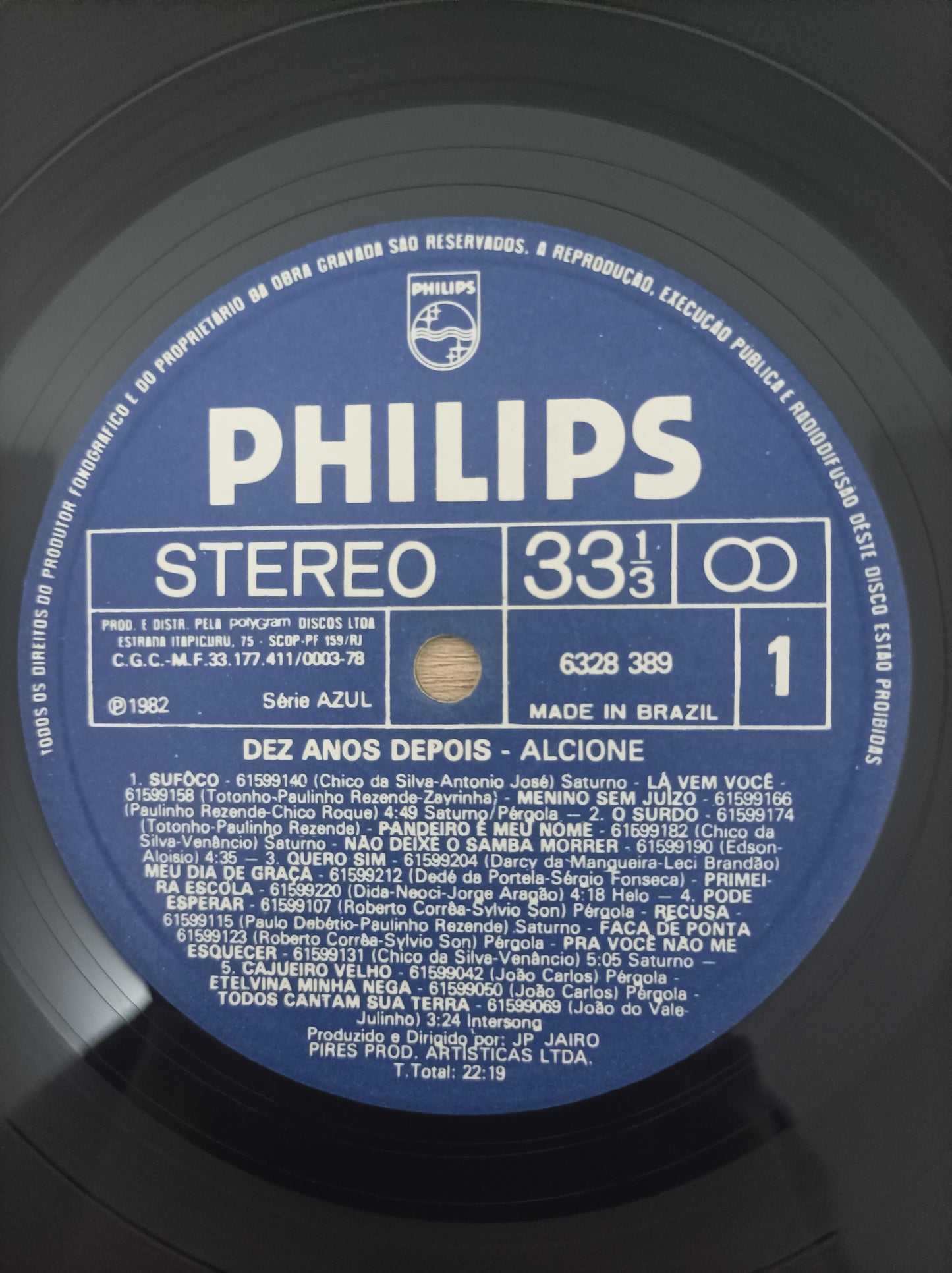 Lp Vinil Alcione 10 Anos Depois