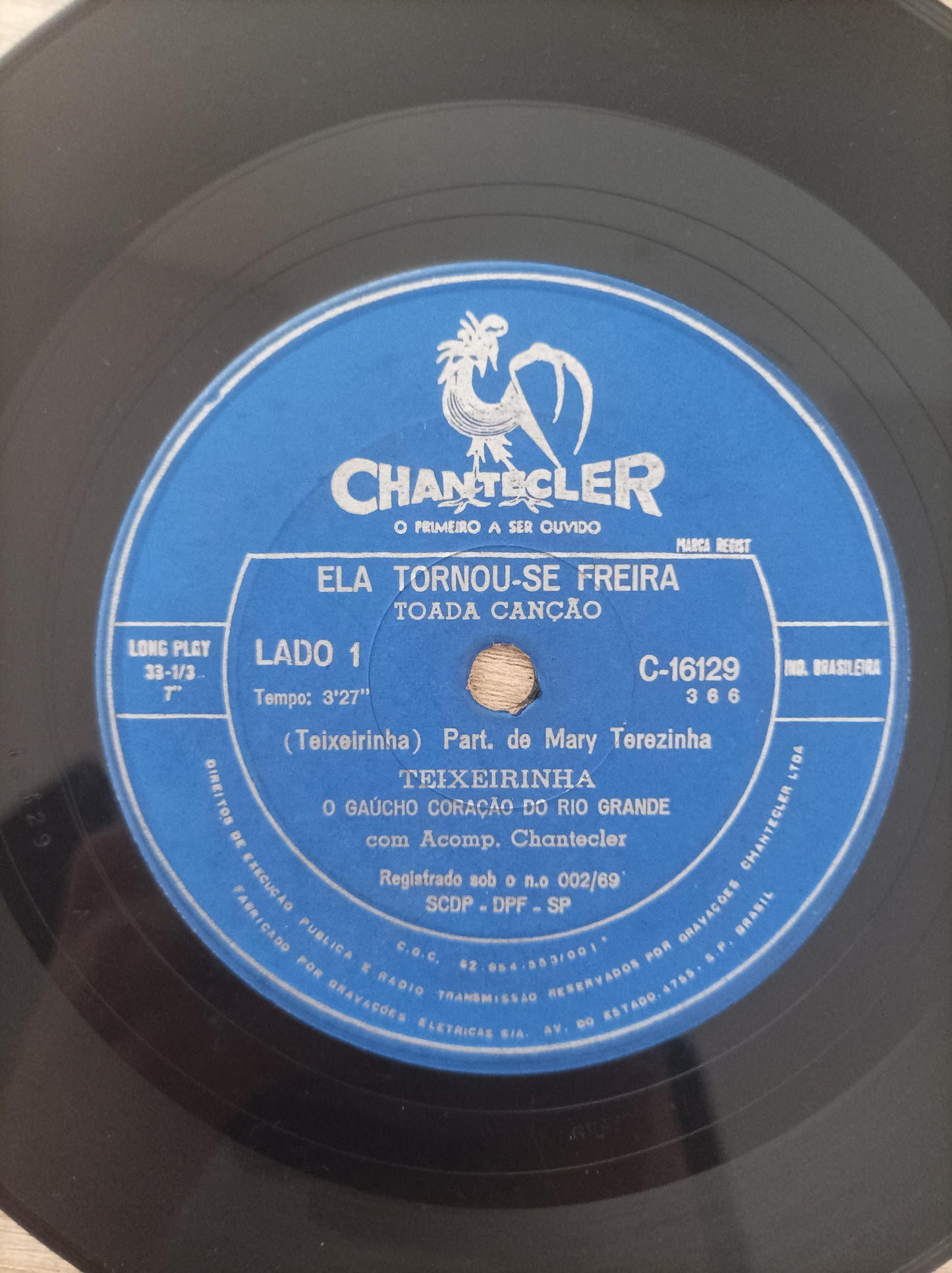 Vinil Compacto Toada Canção Ela tornou-se freira