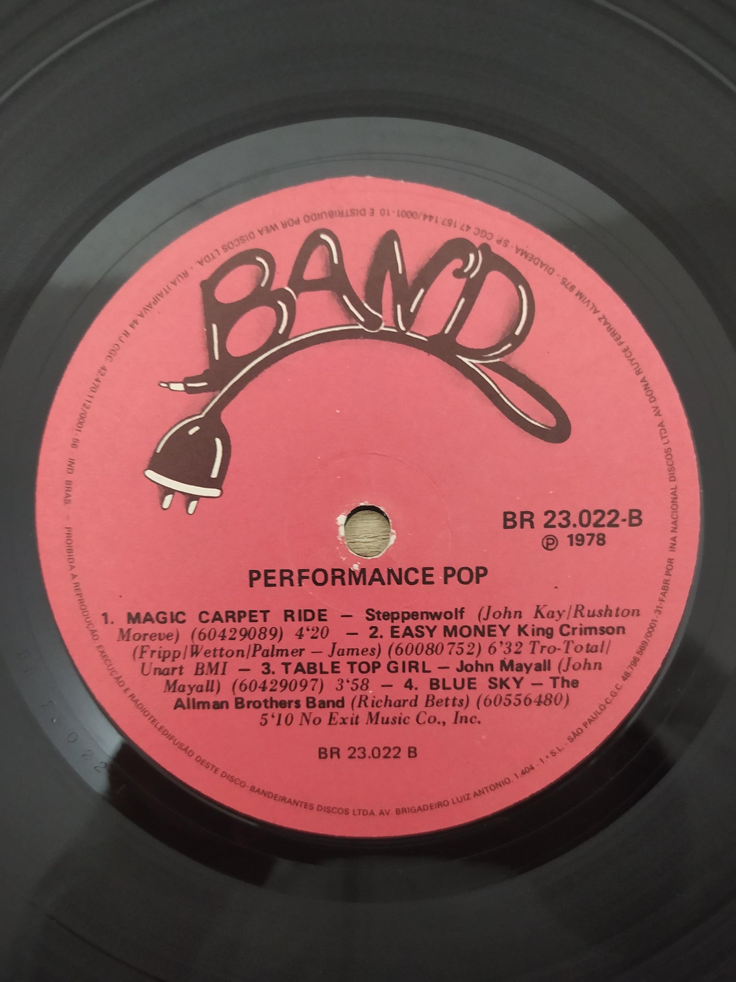 Lp Vinil Performance Pop