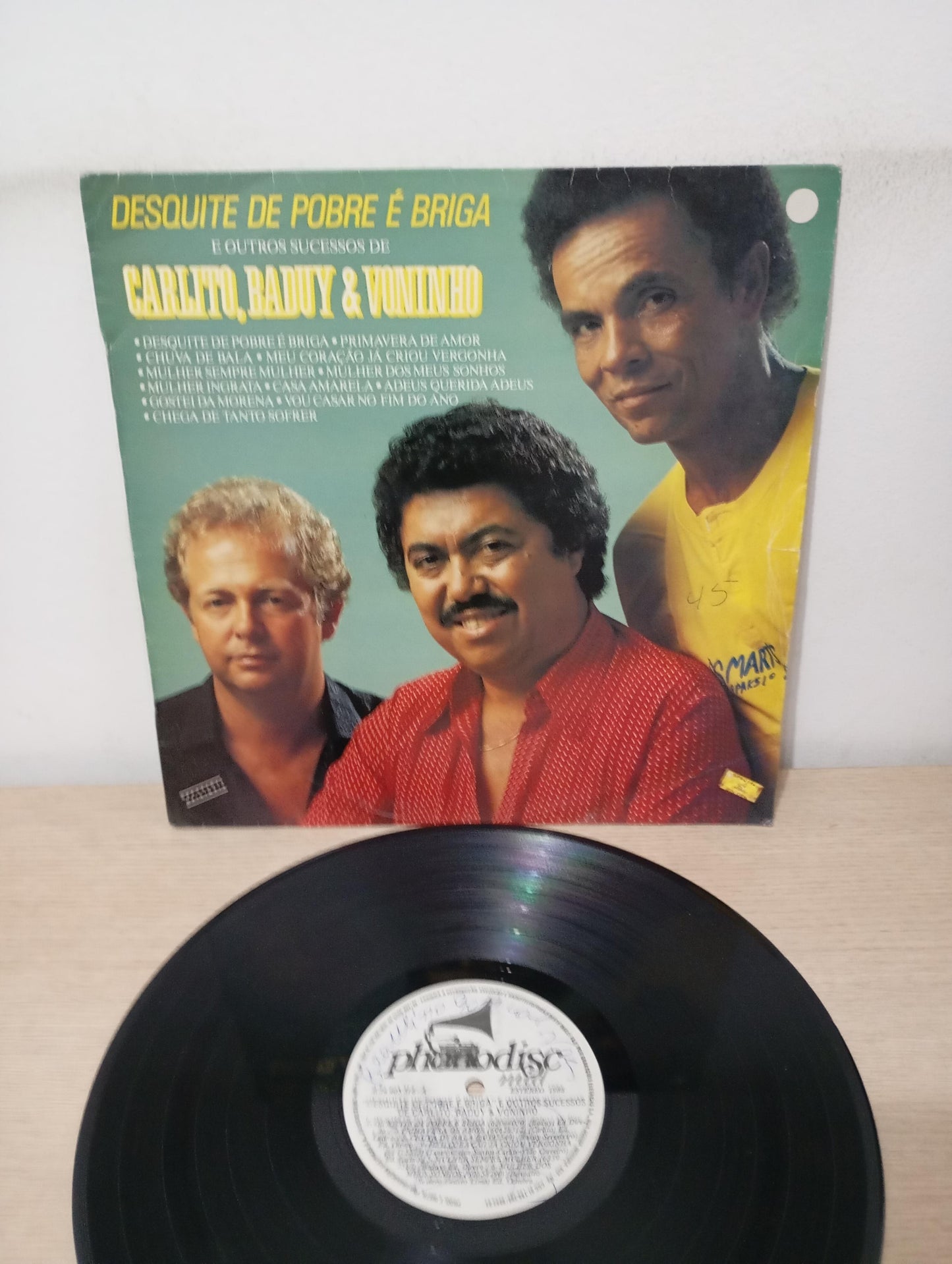 Lp Vinil Carlito, Baduy & Voninho Desquite de Pobre é Briga