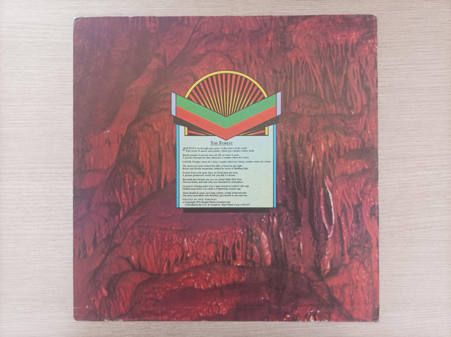 Disco Vinil Journey To The Centre Rick Wakeman Com Encarte A