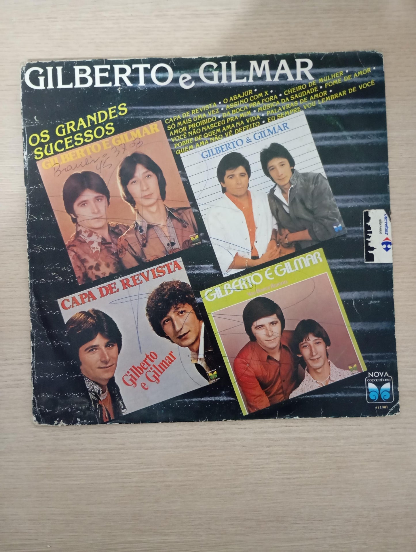 Lp Vinil Gilberto & Gilmar Os Grandes Sucessos