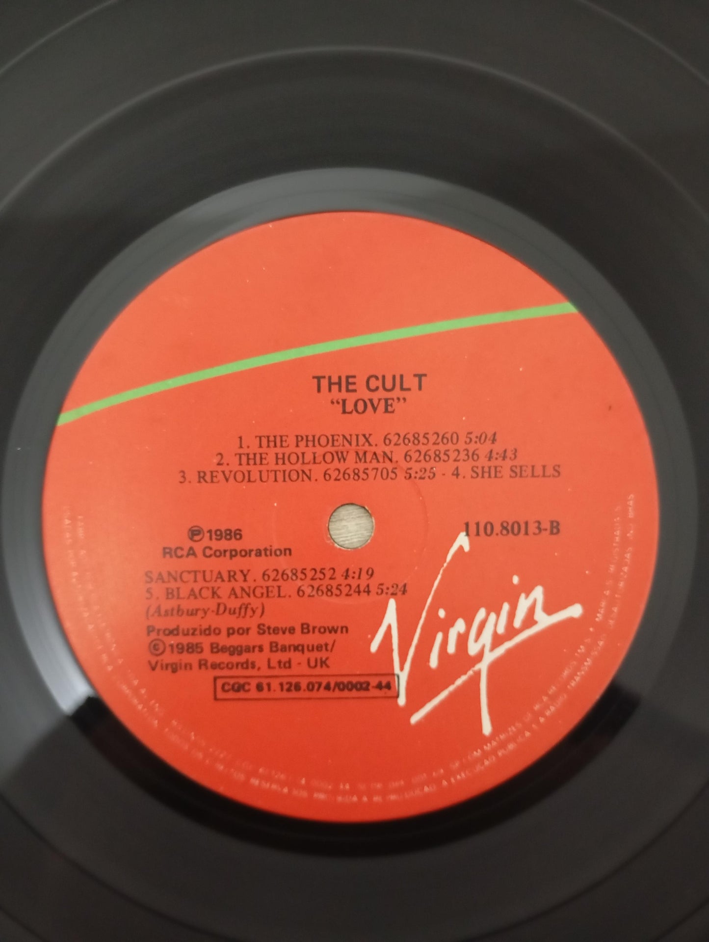 Lp Vinil The Cult Love Capa Dupla Com Encarte
