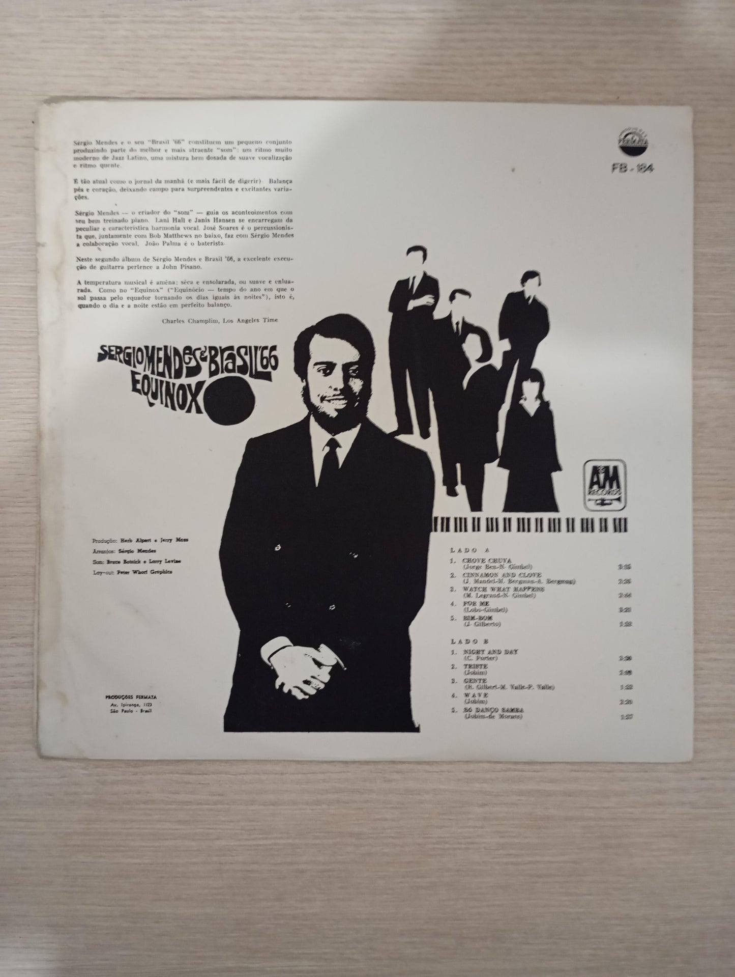 Lp Vinil Sérgio Mendes & Brasil '66 Equinox