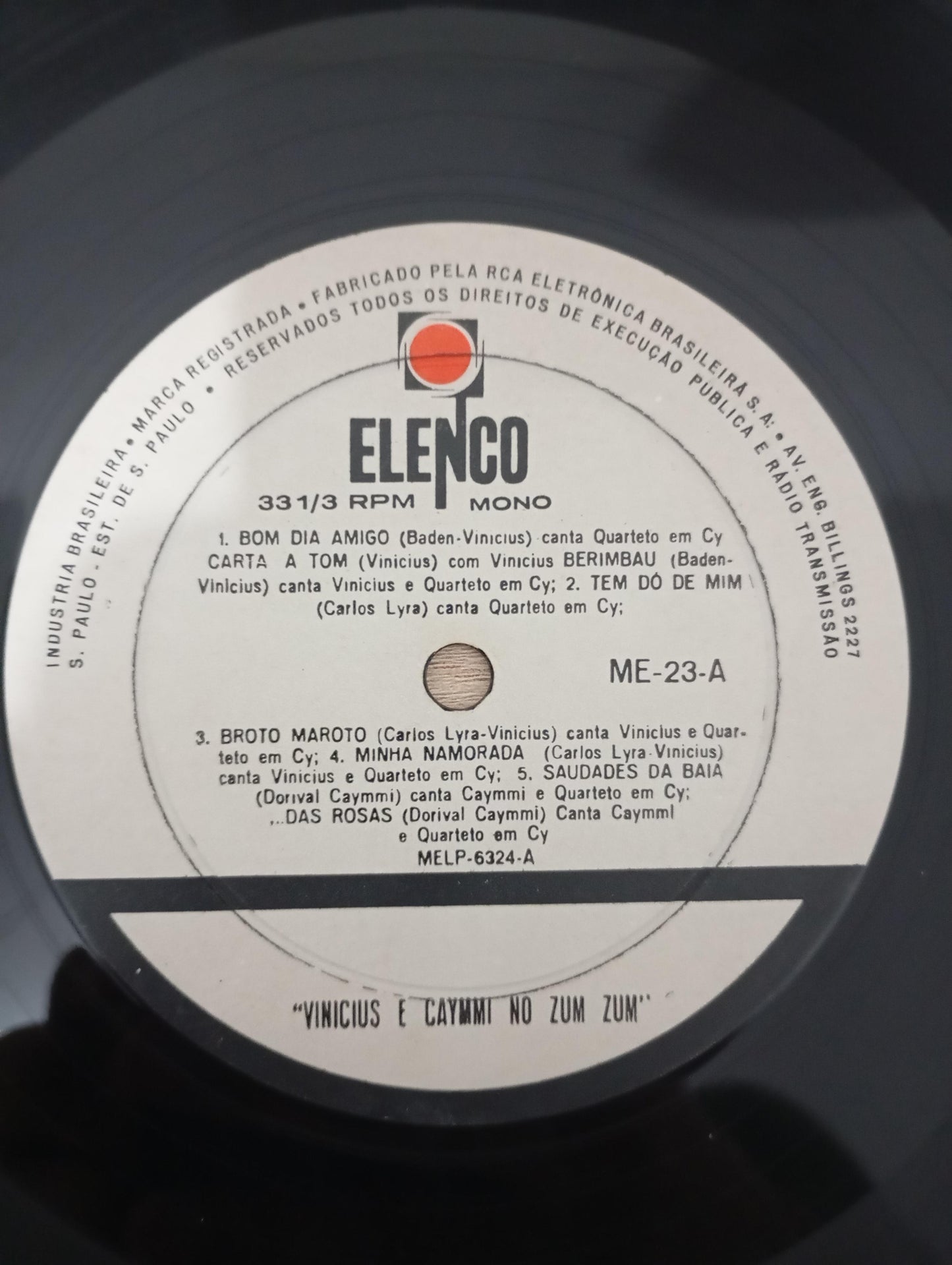 Lp Vinil Vinicius & Caymmi No Zum Zum