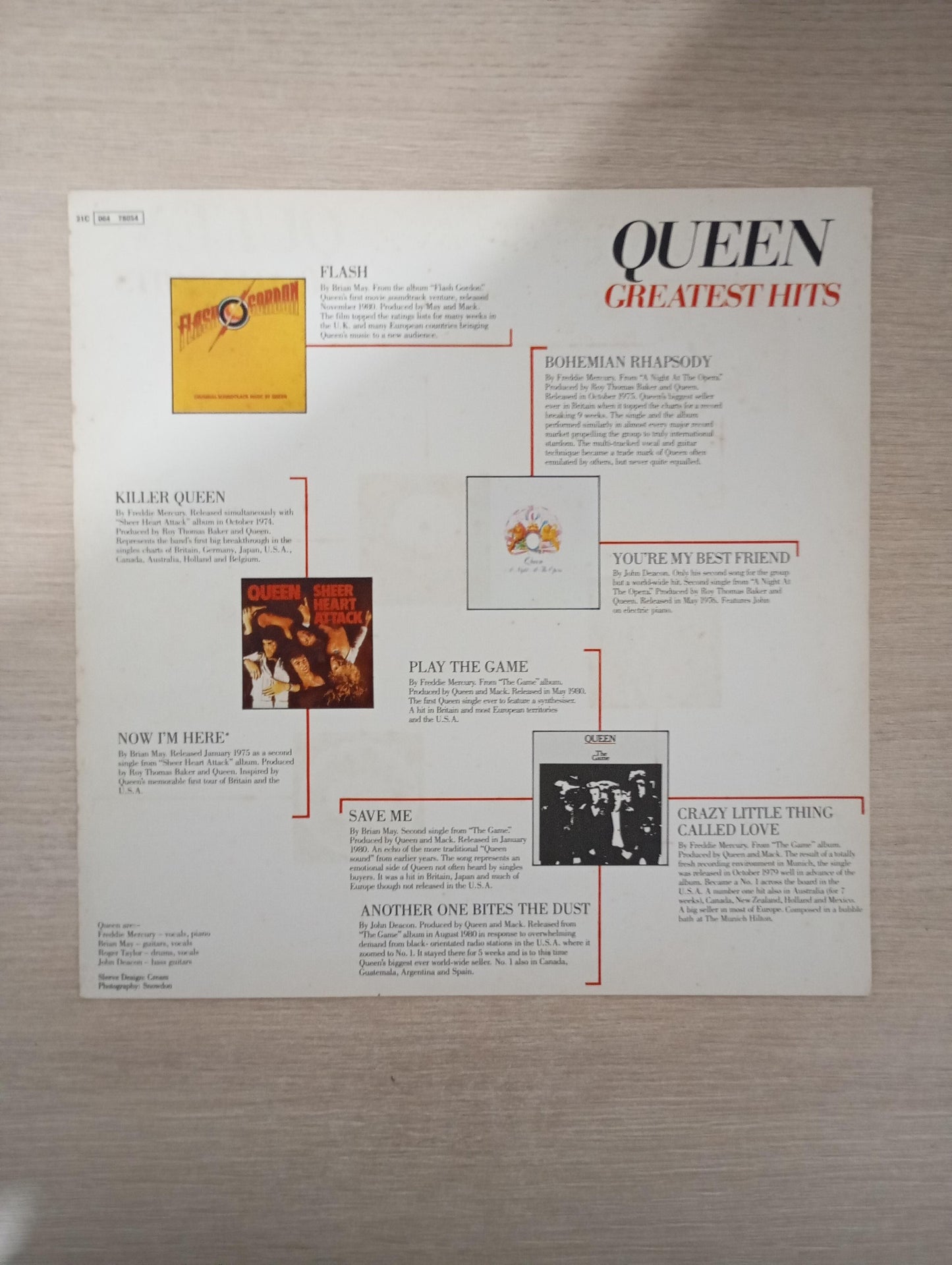 Lp Vinil Queen Greatest Hits Com Encarte