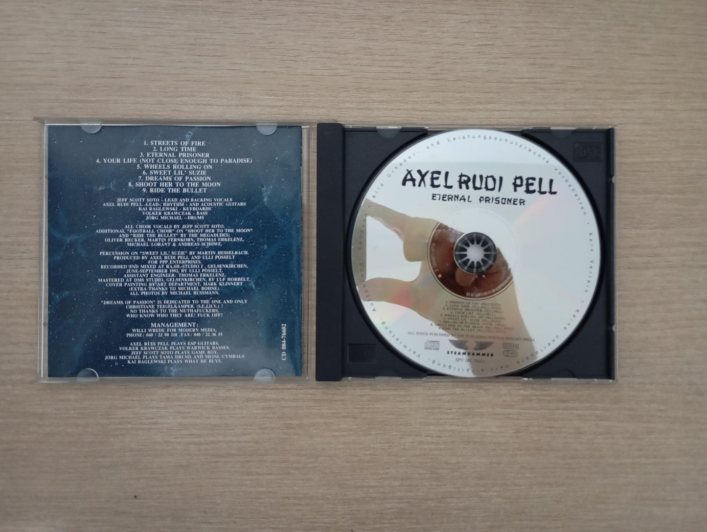 CD Axel Rudi Pell Eternal Prisoner Importado