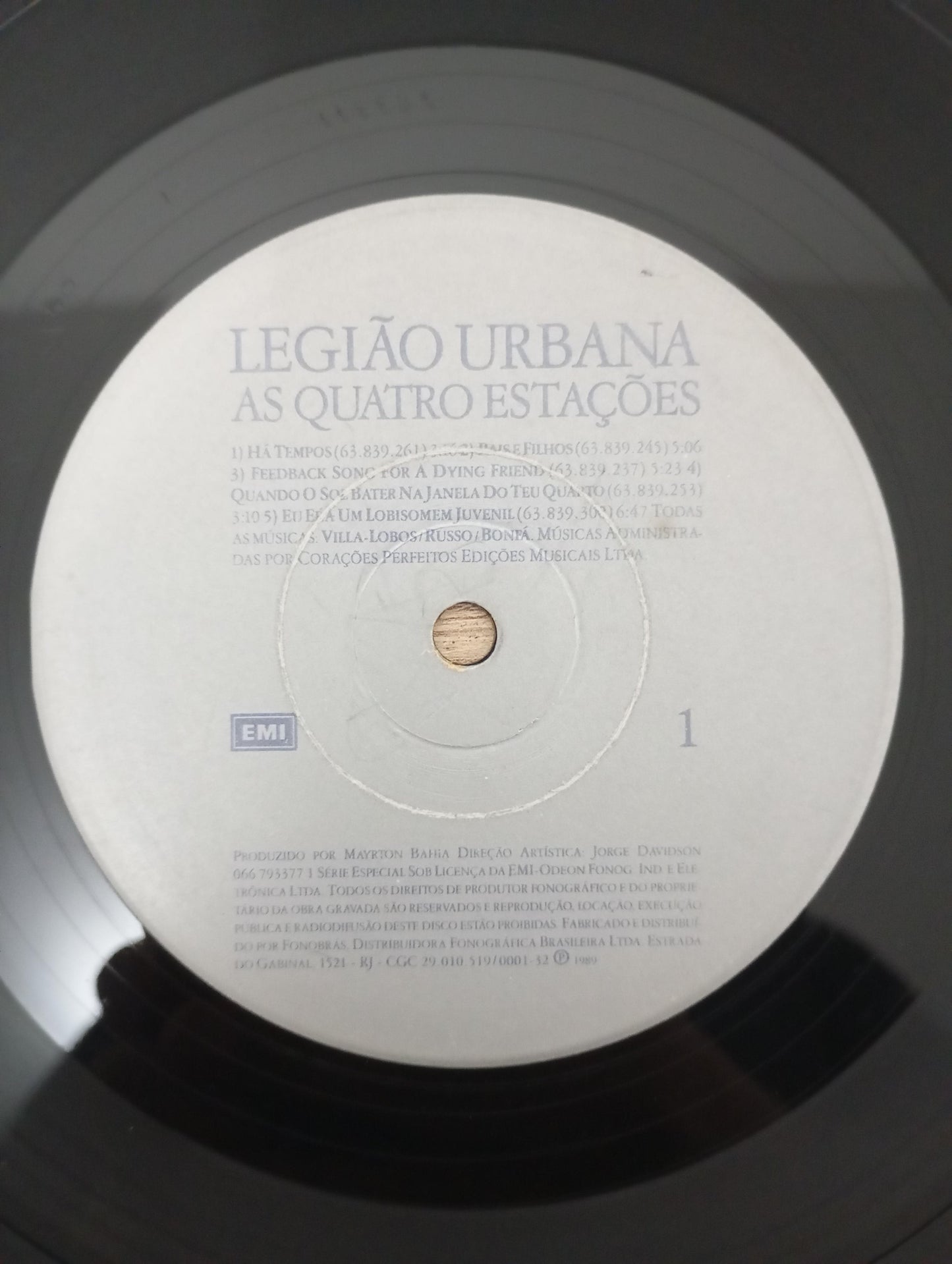 Lp Vinil Legião Urbana As Quatro Estações Com Encarte