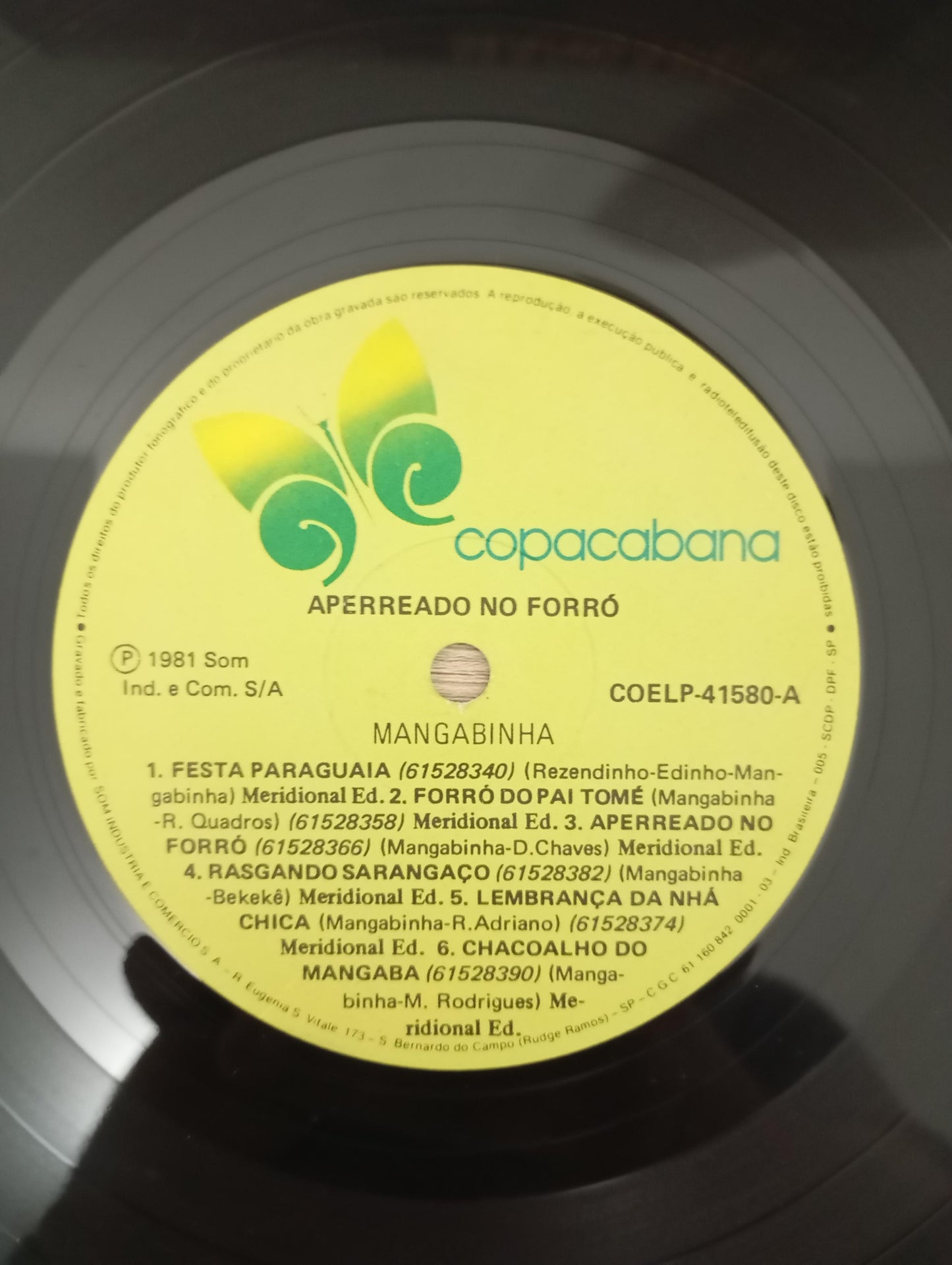 Lp Vinil Mangabinha Aperreado No Forró