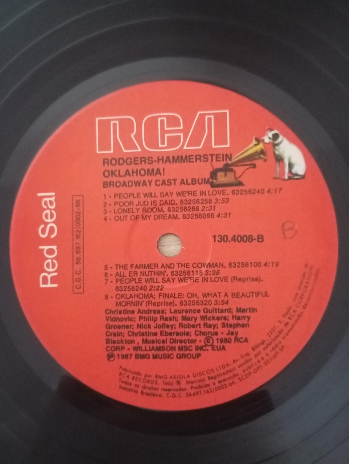 Lp Vinil Rodgers & Hammerstein Oklahoma Broadway Capa Dupla