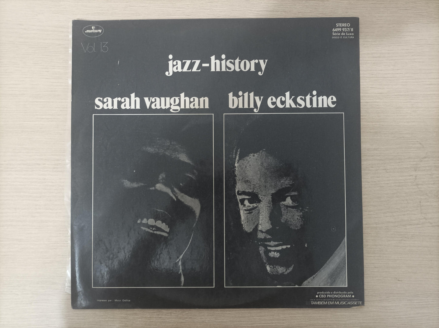 Lp Vinil Sarah Vaughan Billy Eckstine Jazz-History 13 Duplo