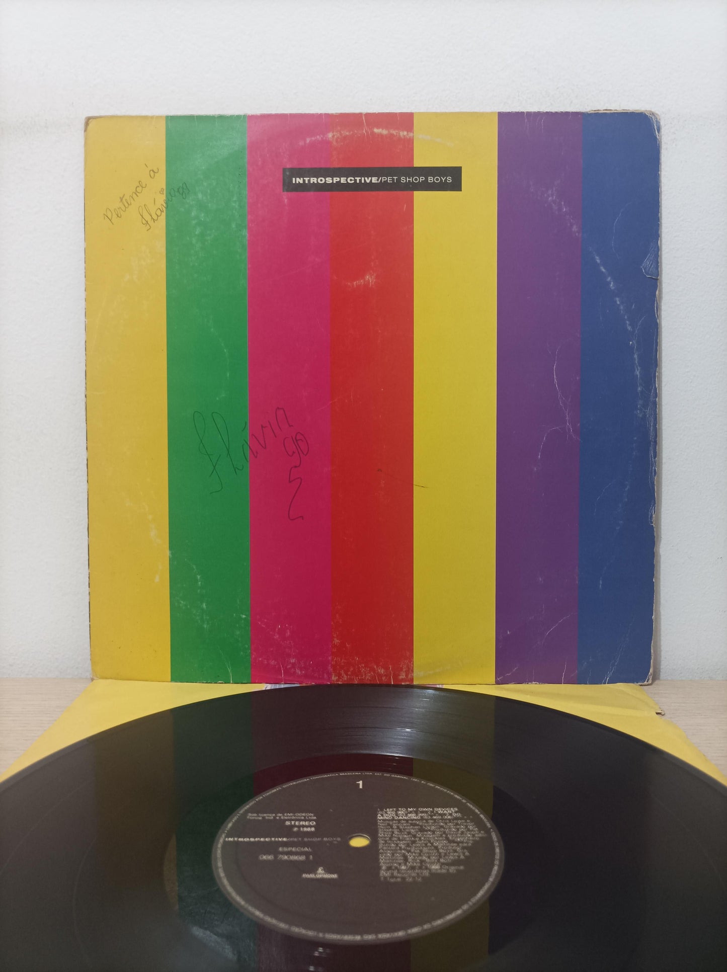Lp Vinil Pet Shop Boys Introspective Com Encarte
