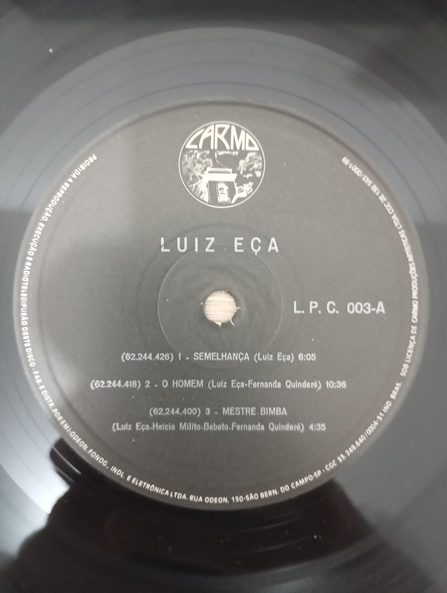 Lp Vinil Luiz Eça 1983