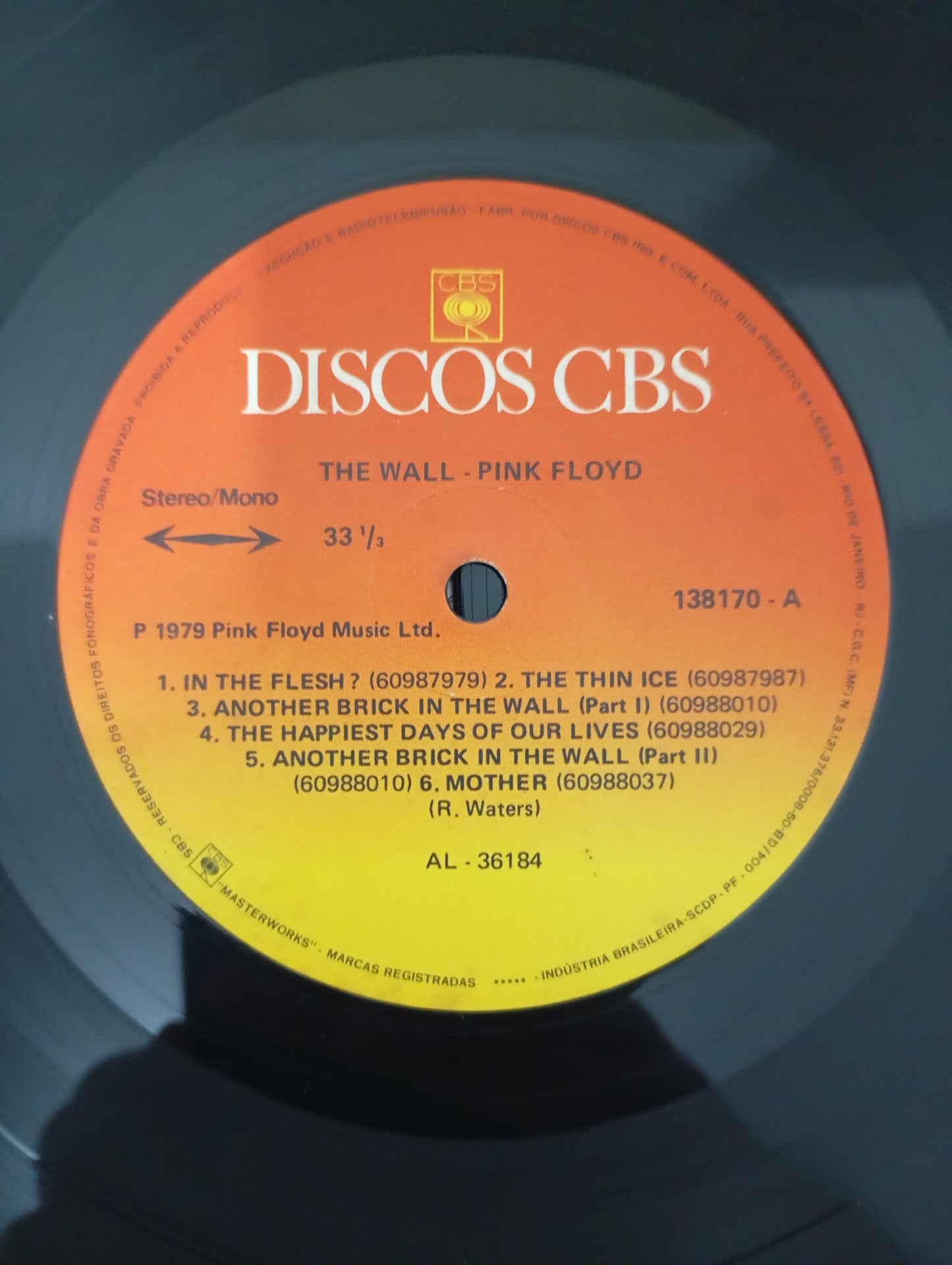 Lp Vinil Pink Floyd The Wall Duplo Com Encartes