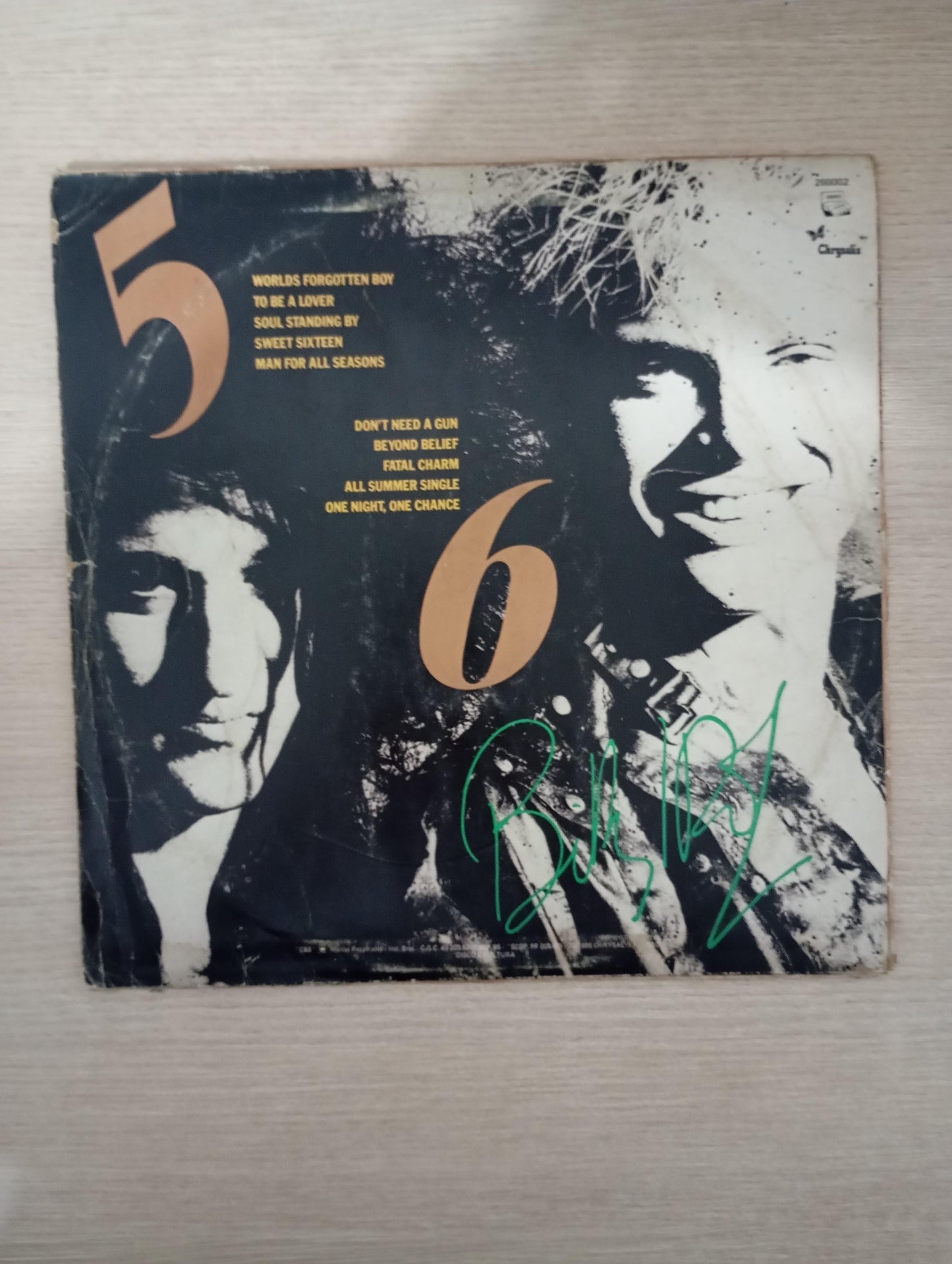 Lp Vinil Billy Idol Whiplash Smile Com Encarte