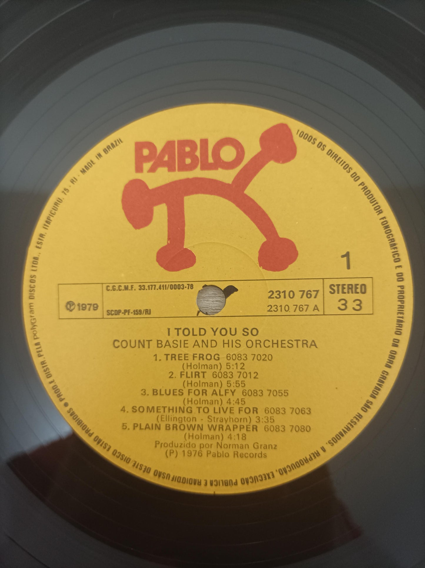 Disco Vinil I Told You So Count Basie A