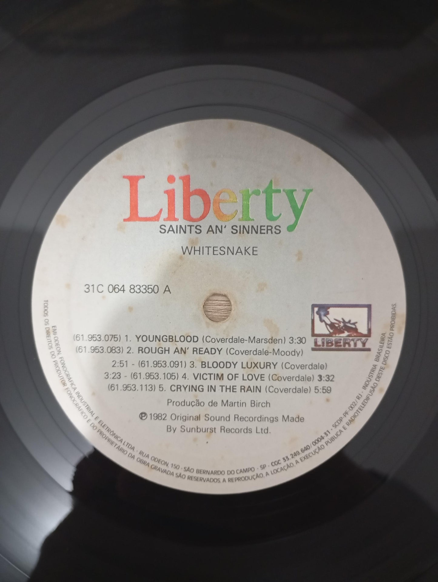 Lp Vinil Whitesnake Saints & Sinners