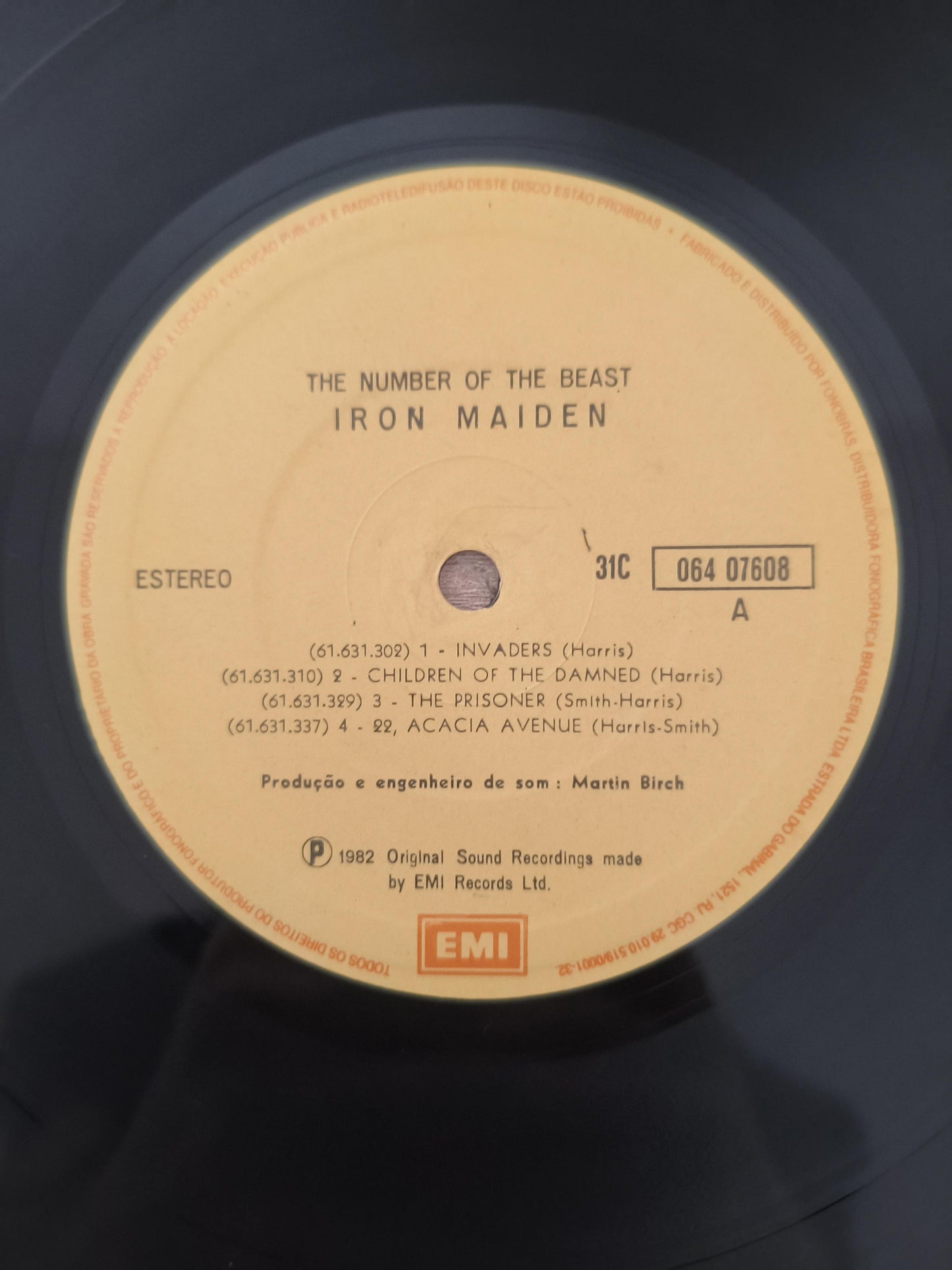 Lp Vinil Iron Maiden The Number Of The Beast