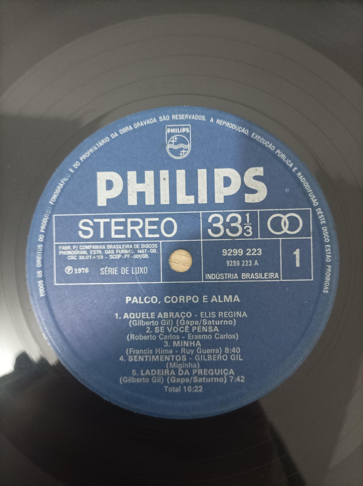 Lp Vinil Palco Corpo e Alma Triplo Com Encarte
