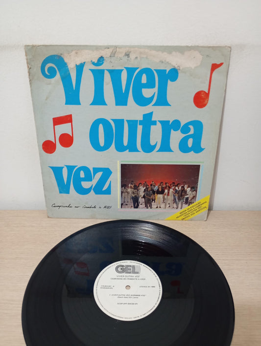 Lp Vinil Viver Outra Vez Campanha no Combate À AIDS